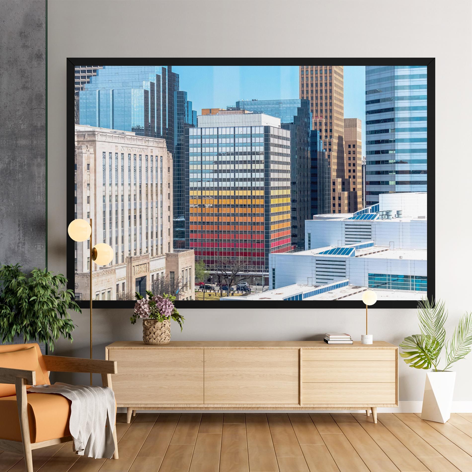 Colorful Urban Building mockup 9