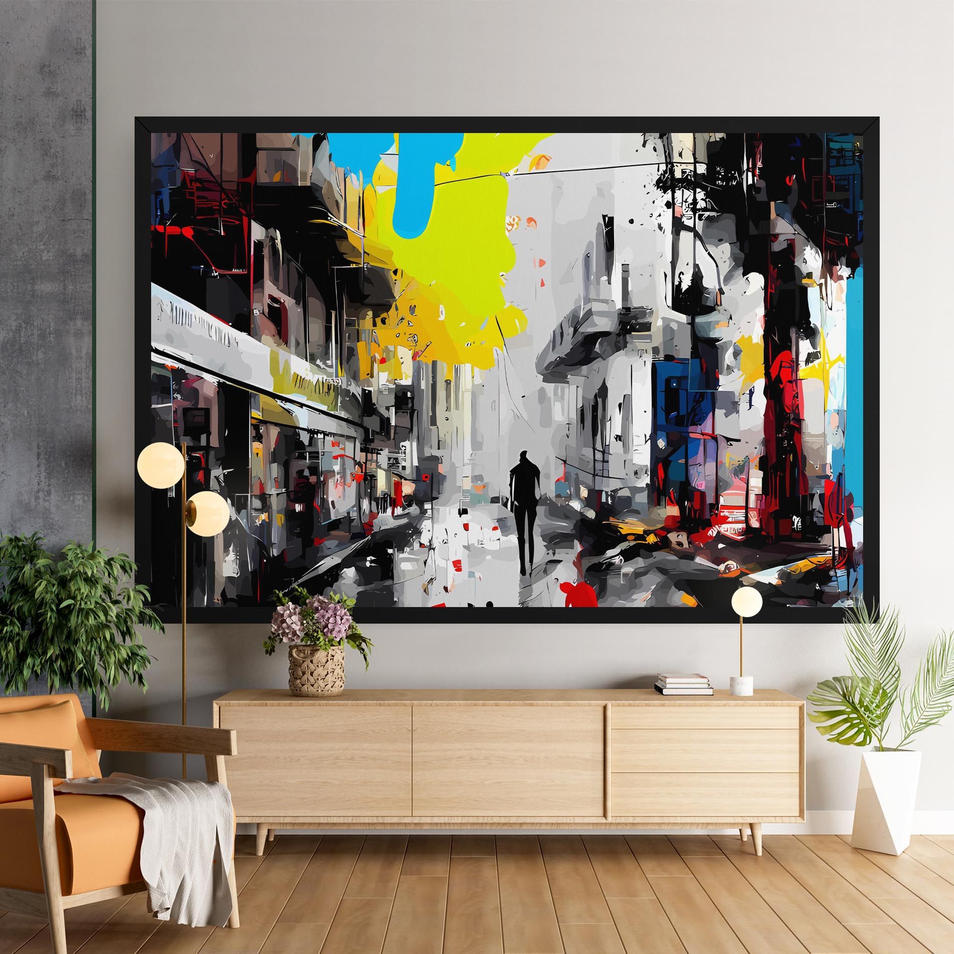 Grunge City Art mockup 9