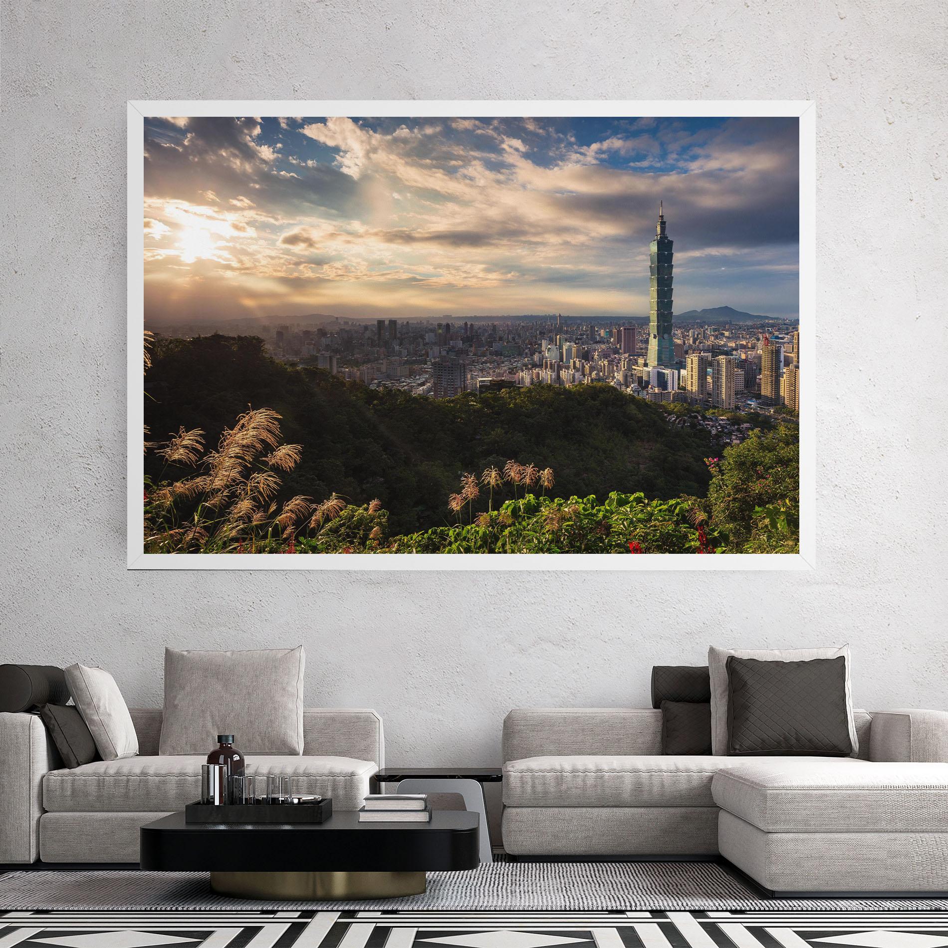 Картина на платно Big Building Daylight mockup 2