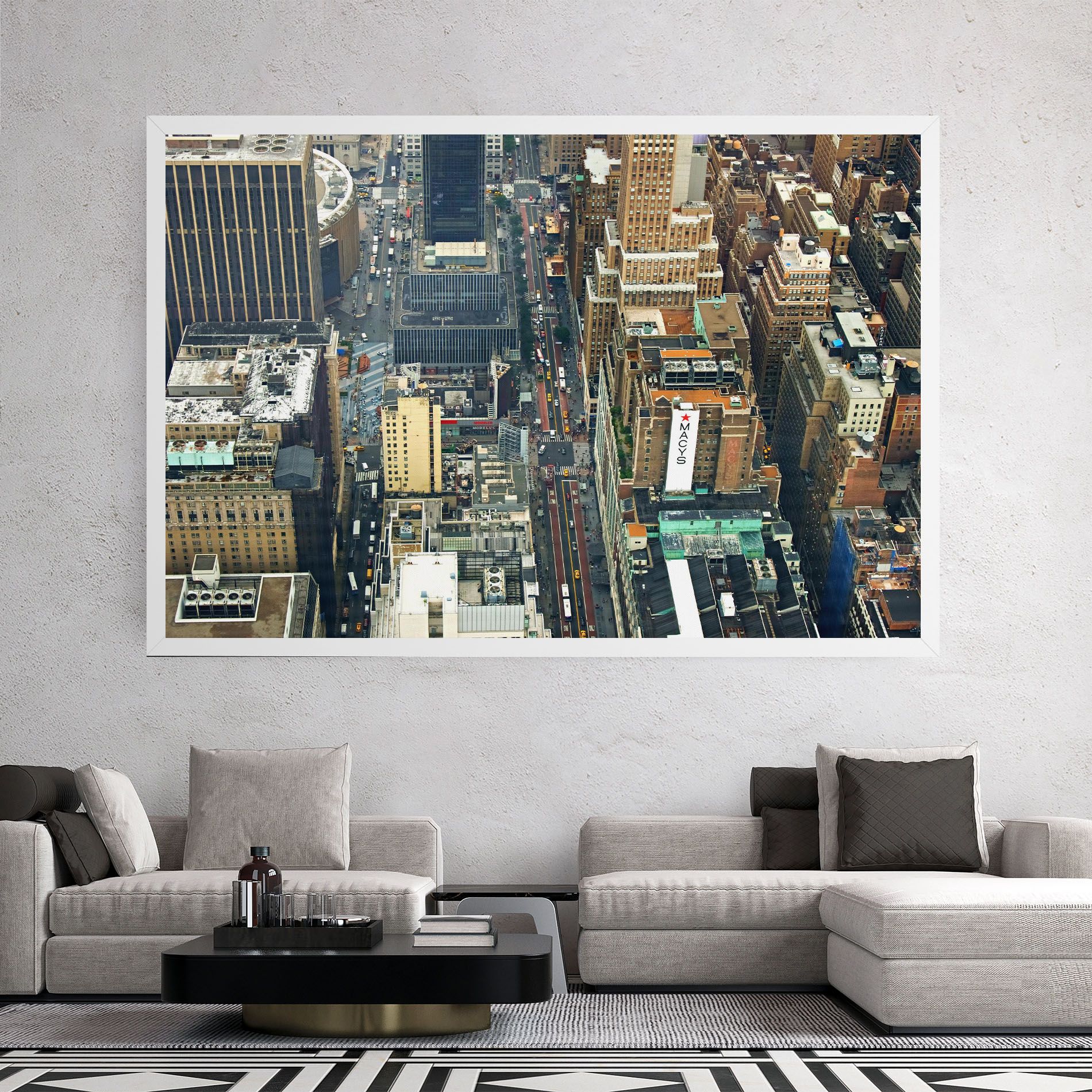 Cream Tall Building mockup 2