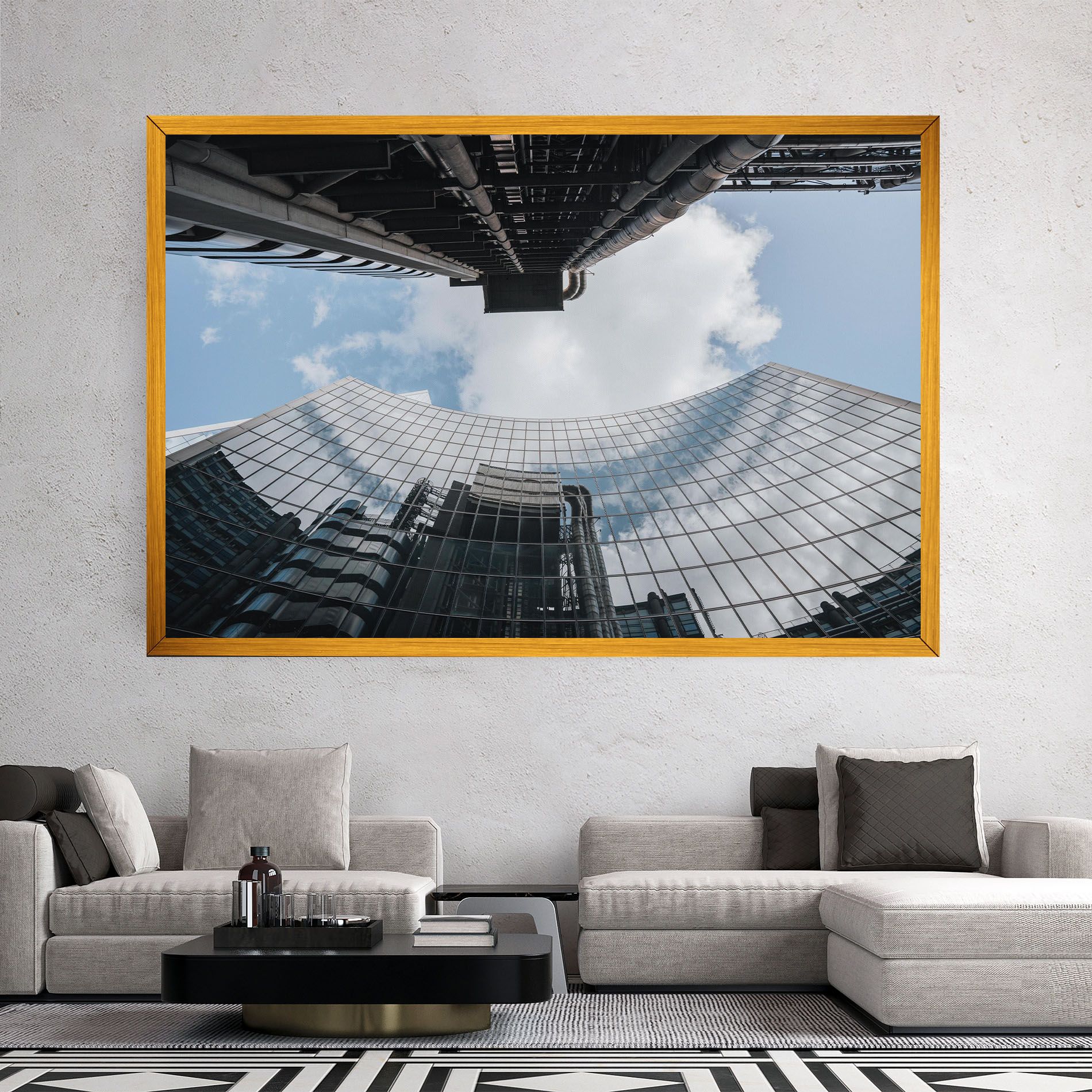 Cloud Big Building mockup 2