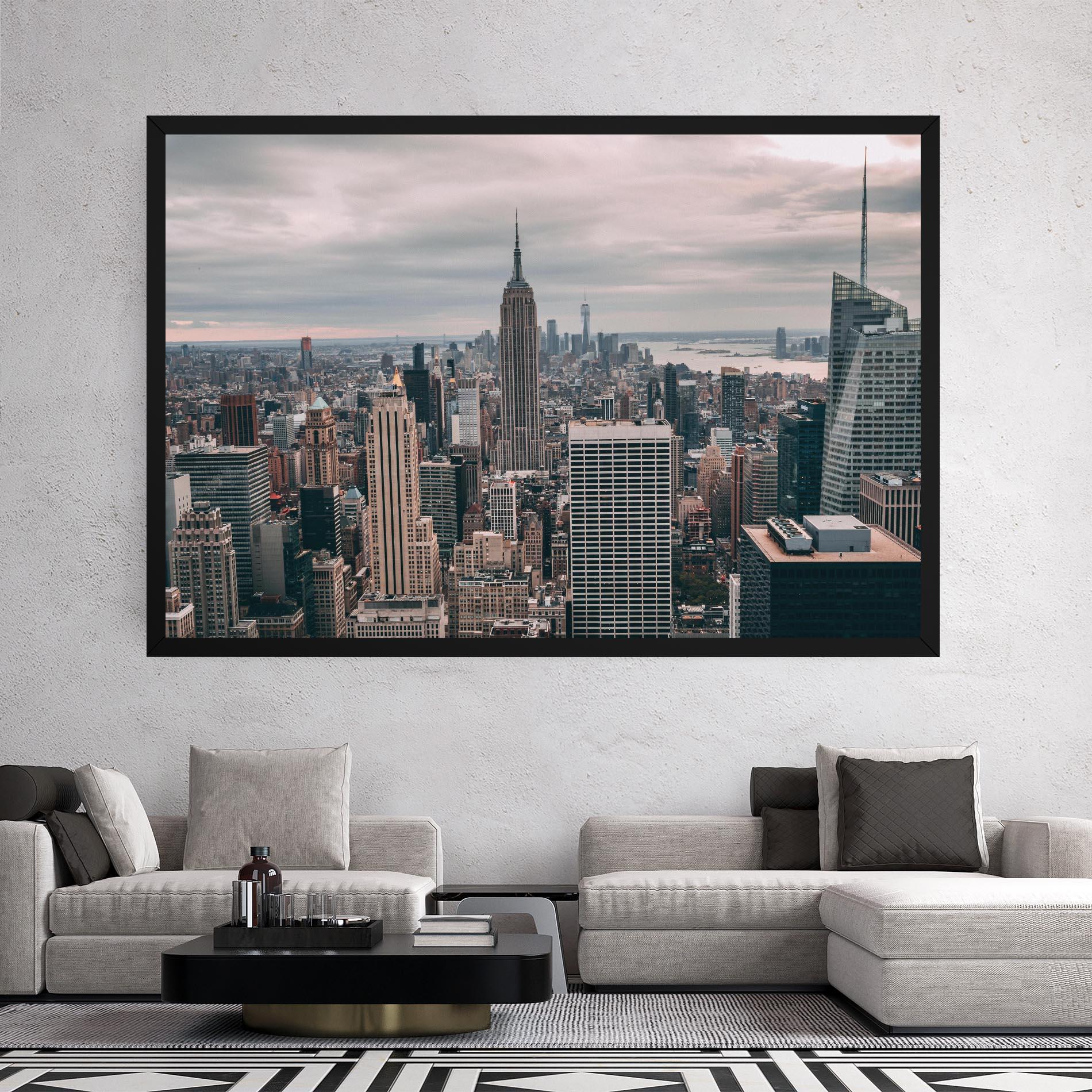 Картина на платно High View Building mockup 2