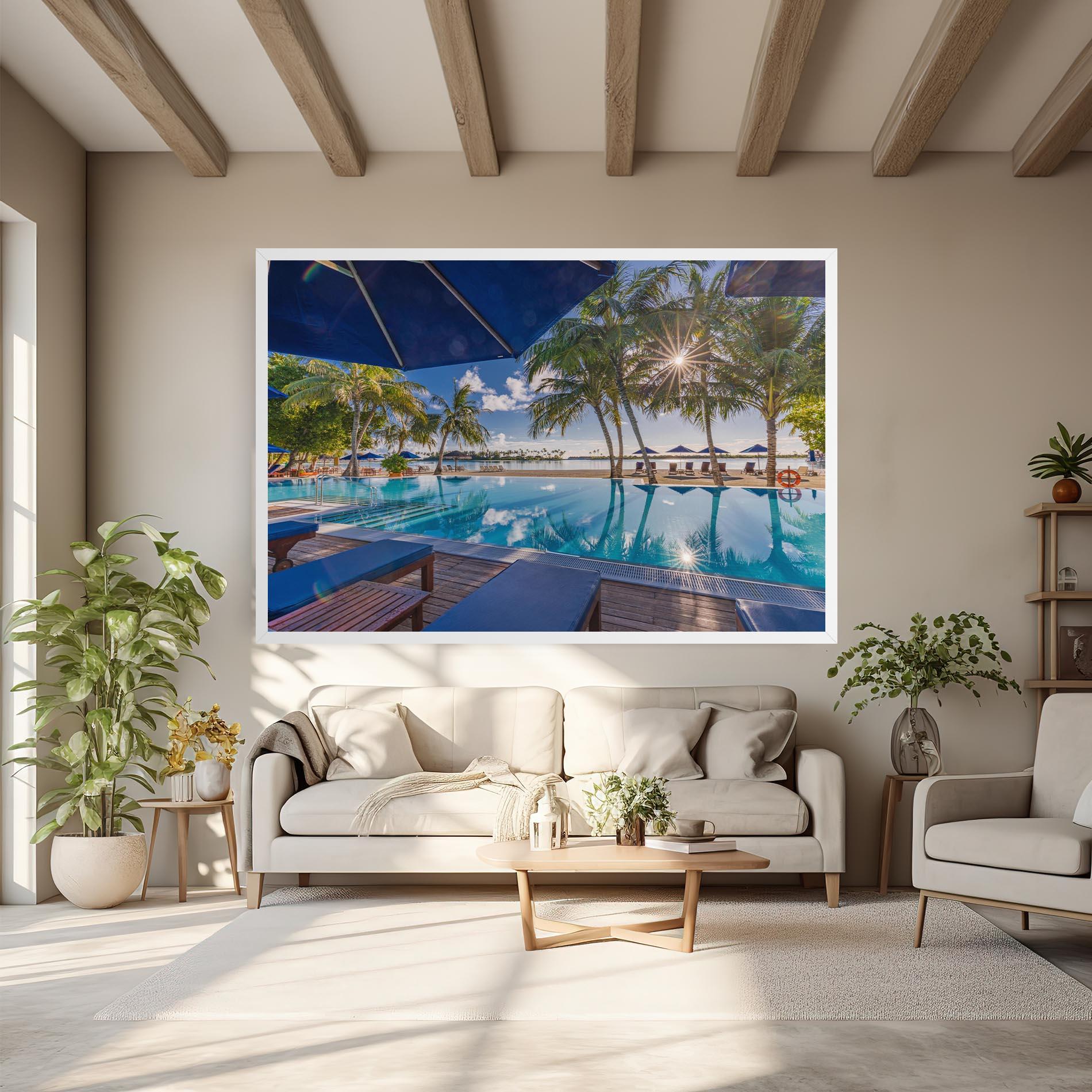 Картина на платно Fantastic Summer Mood mockup 6