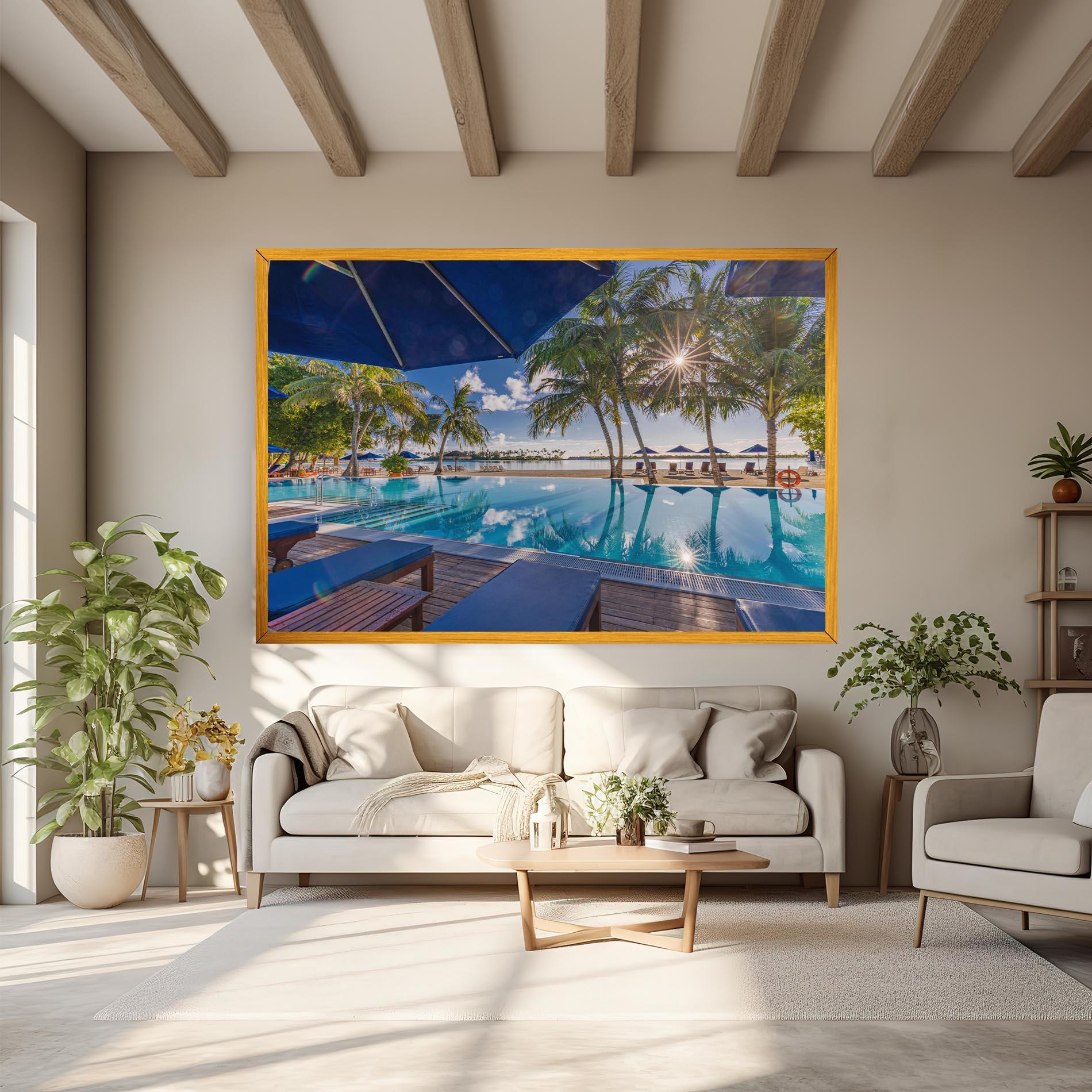 Картина на платно Fantastic Summer Mood mockup 6