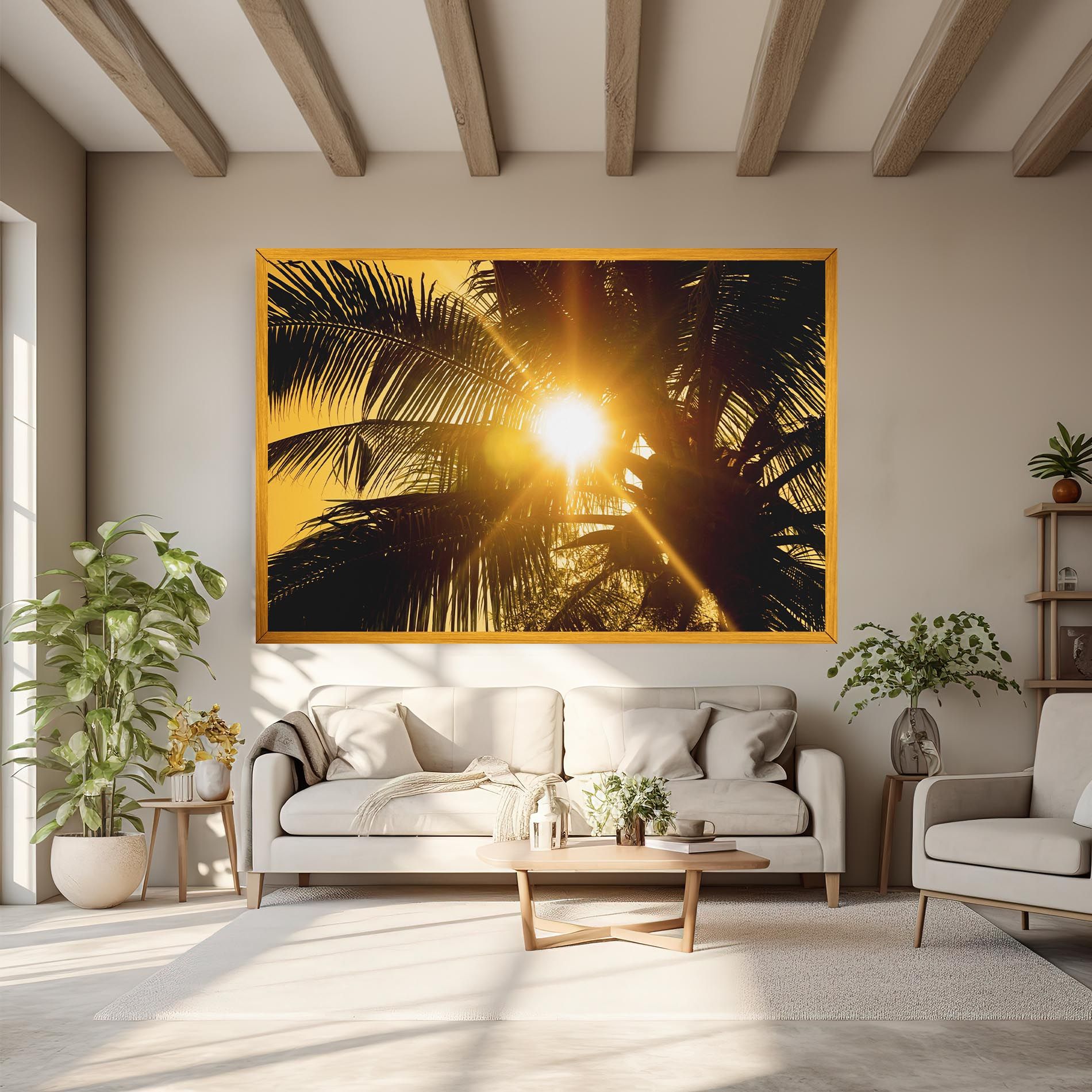 Palm Trees Sun mockup 6