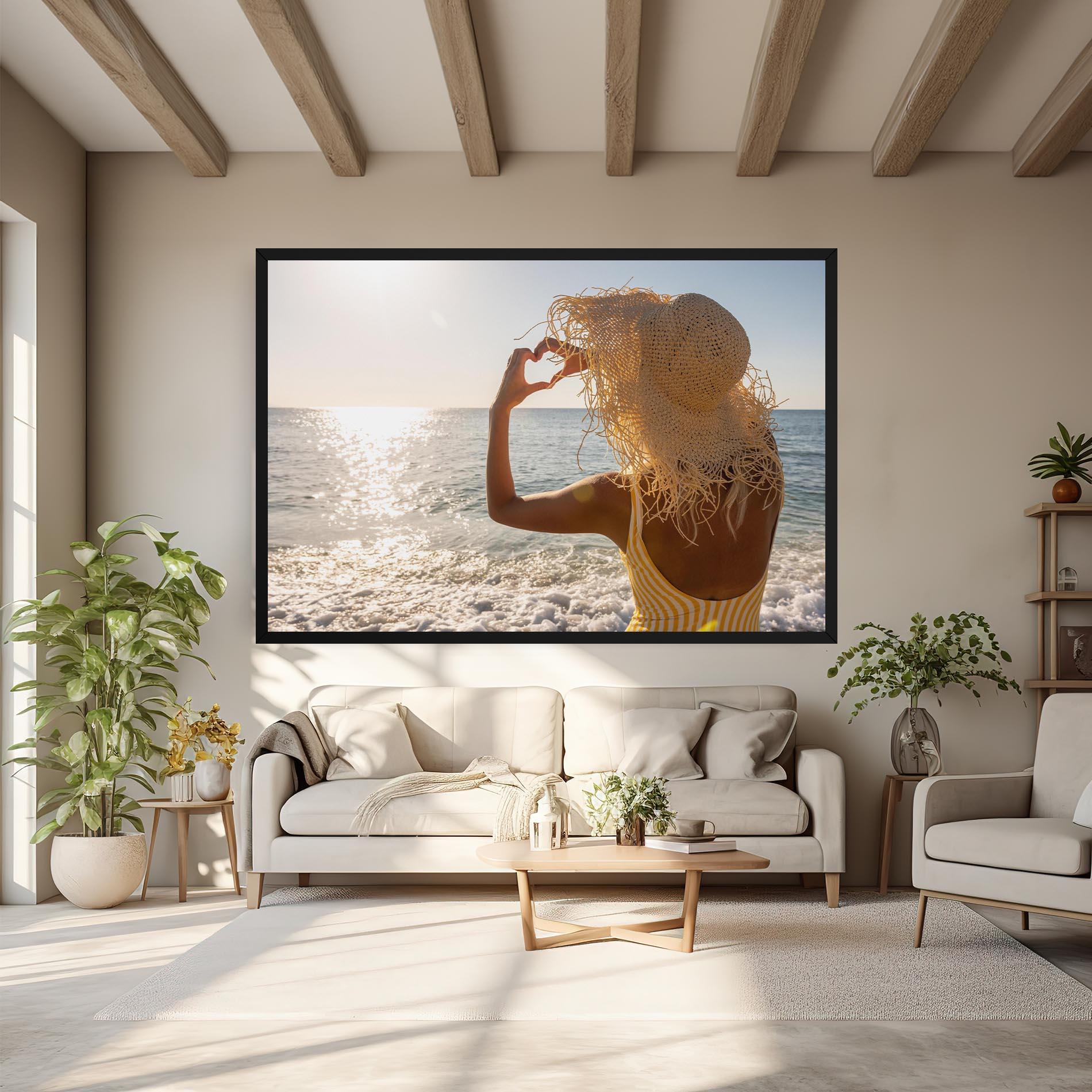 Картина на платно Heart Symbol mockup 6