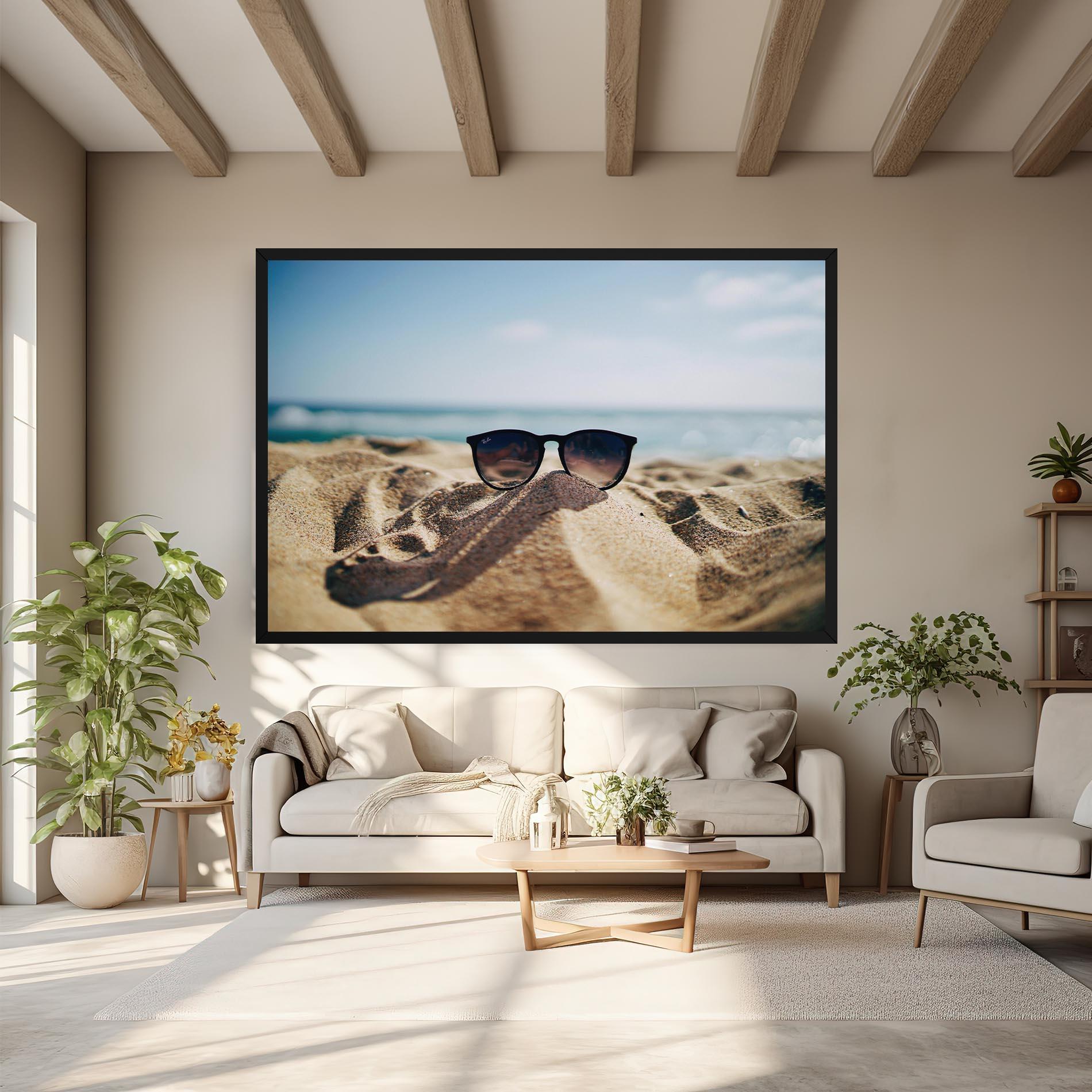 Картина на платно Sand Glasses mockup 6