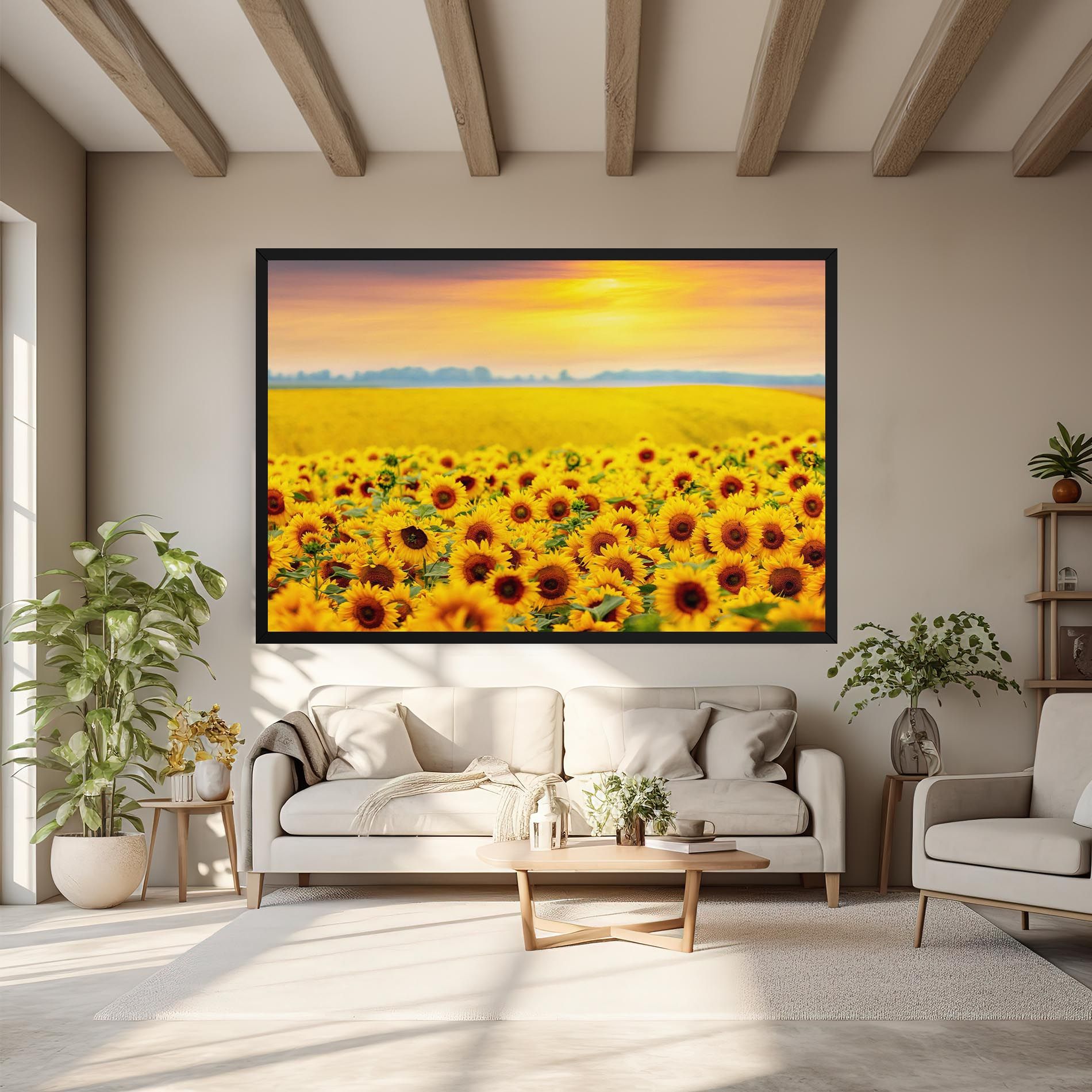 Yellow Sunflowers mockup 6