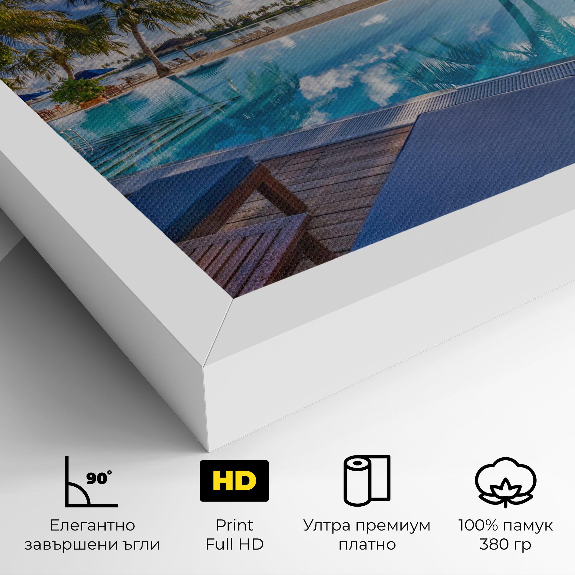 Картина на платно Fantastic Summer Mood mockup 4