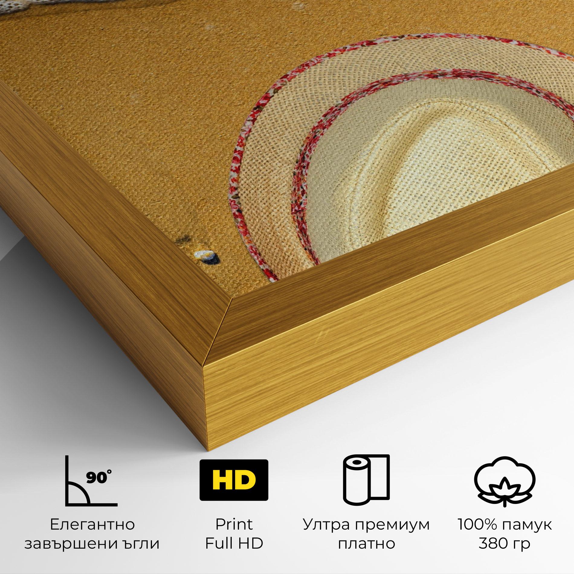 Картина на платно Beach Accessories mockup 4