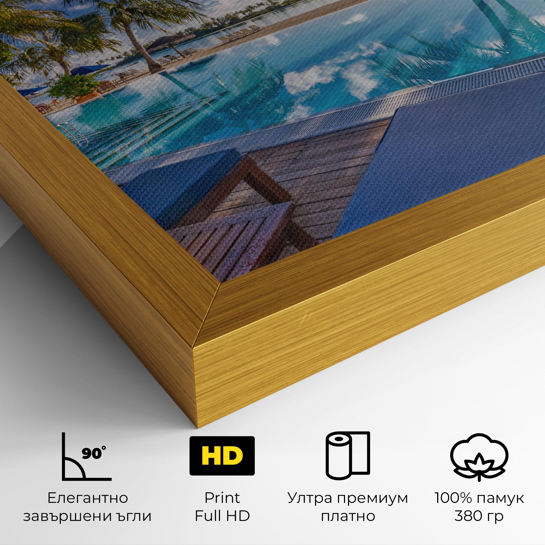 Картина на платно Fantastic Summer Mood mockup 4