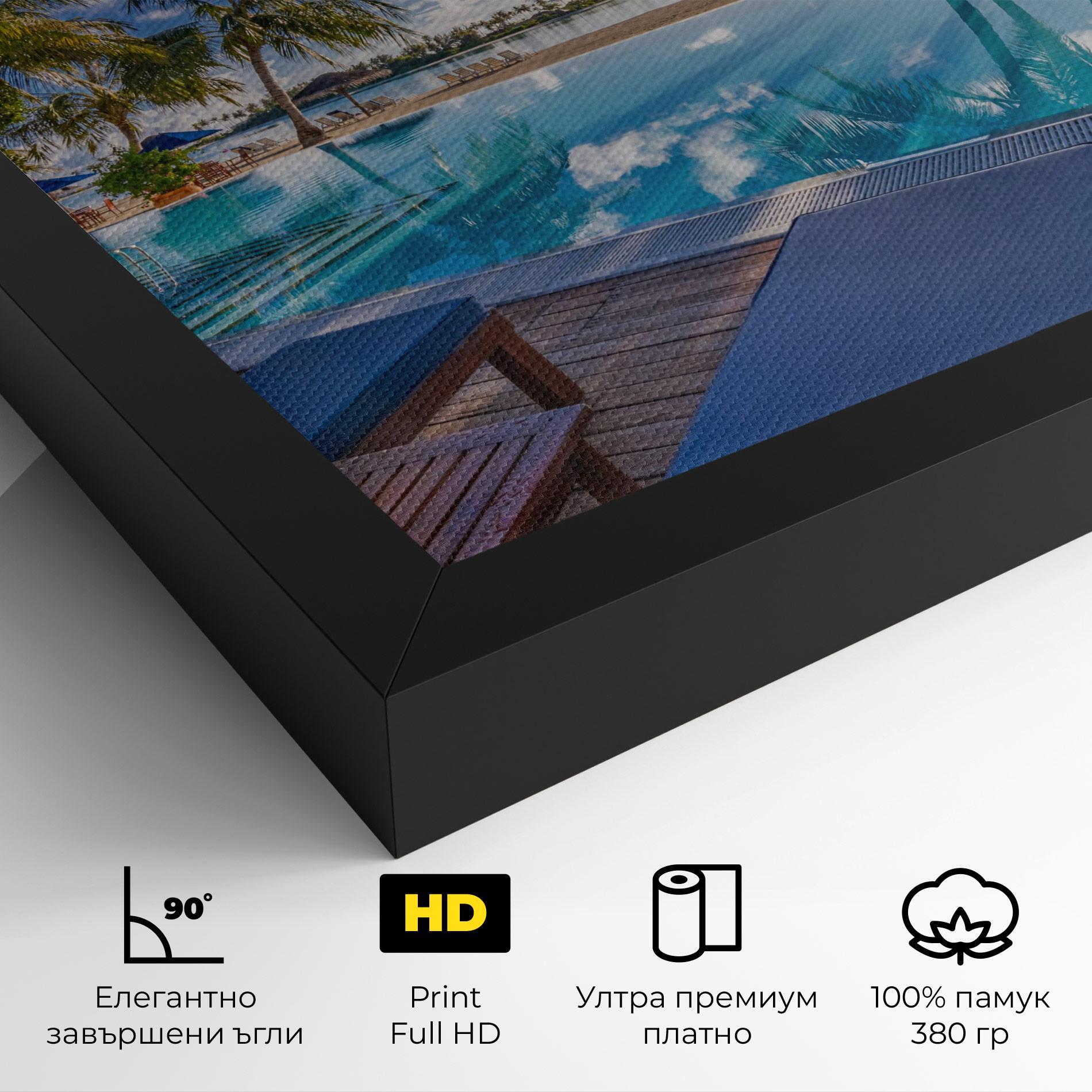 Картина на платно Fantastic Summer Mood mockup 4