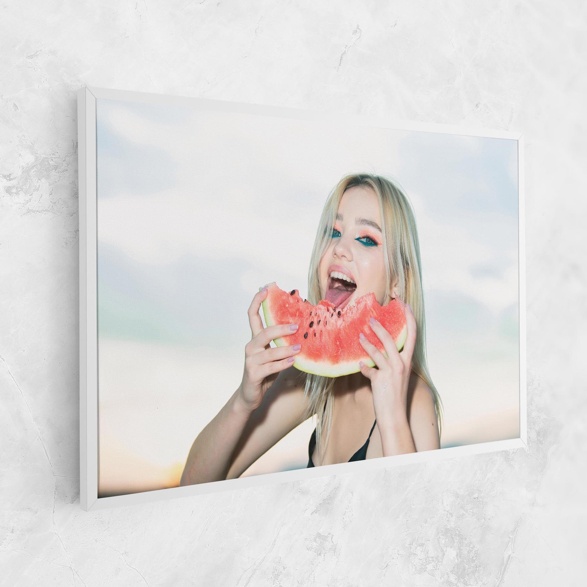 Eating Watermelon mockup 1