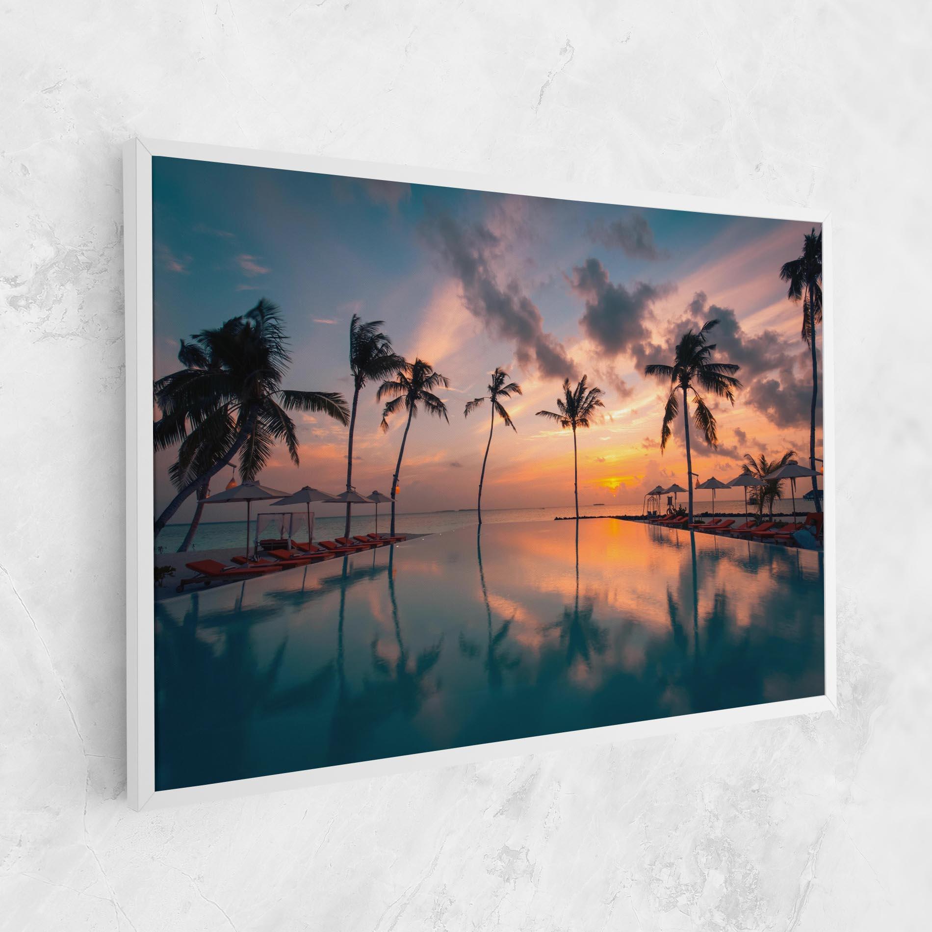 Картина на платно Tropical Beach mockup 1