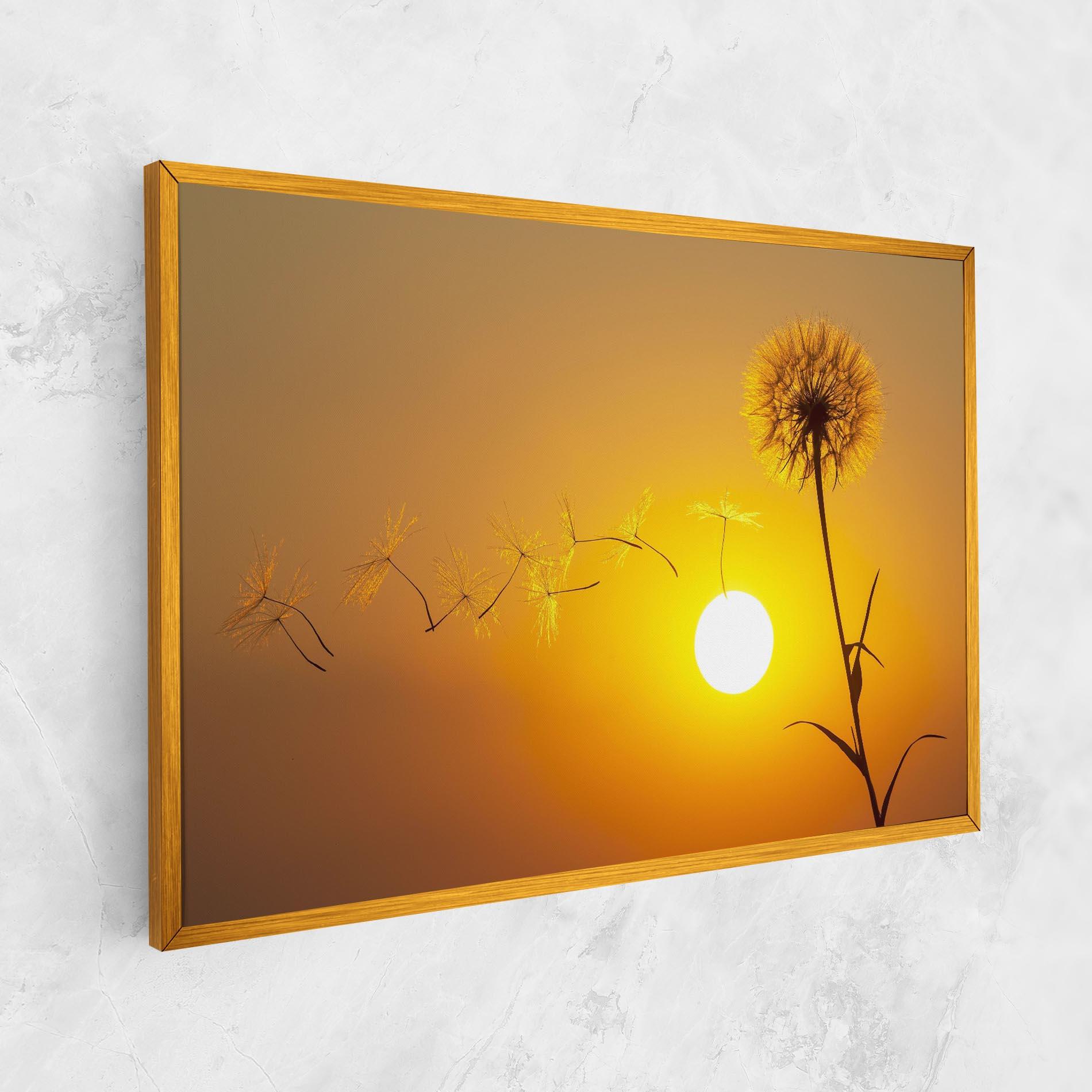 Картина на платно Summer Dandelion mockup 1