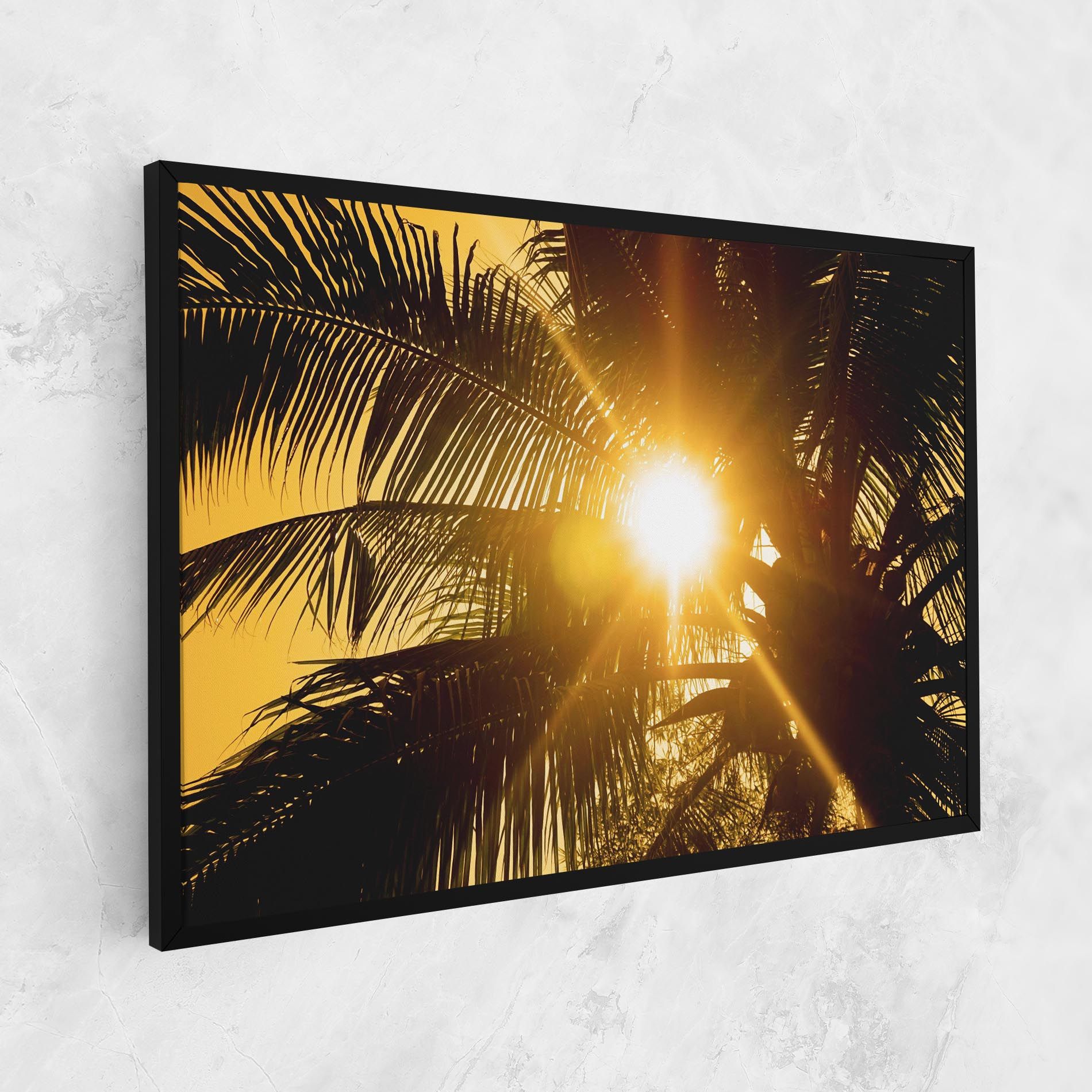 Palm Trees Sun mockup 1