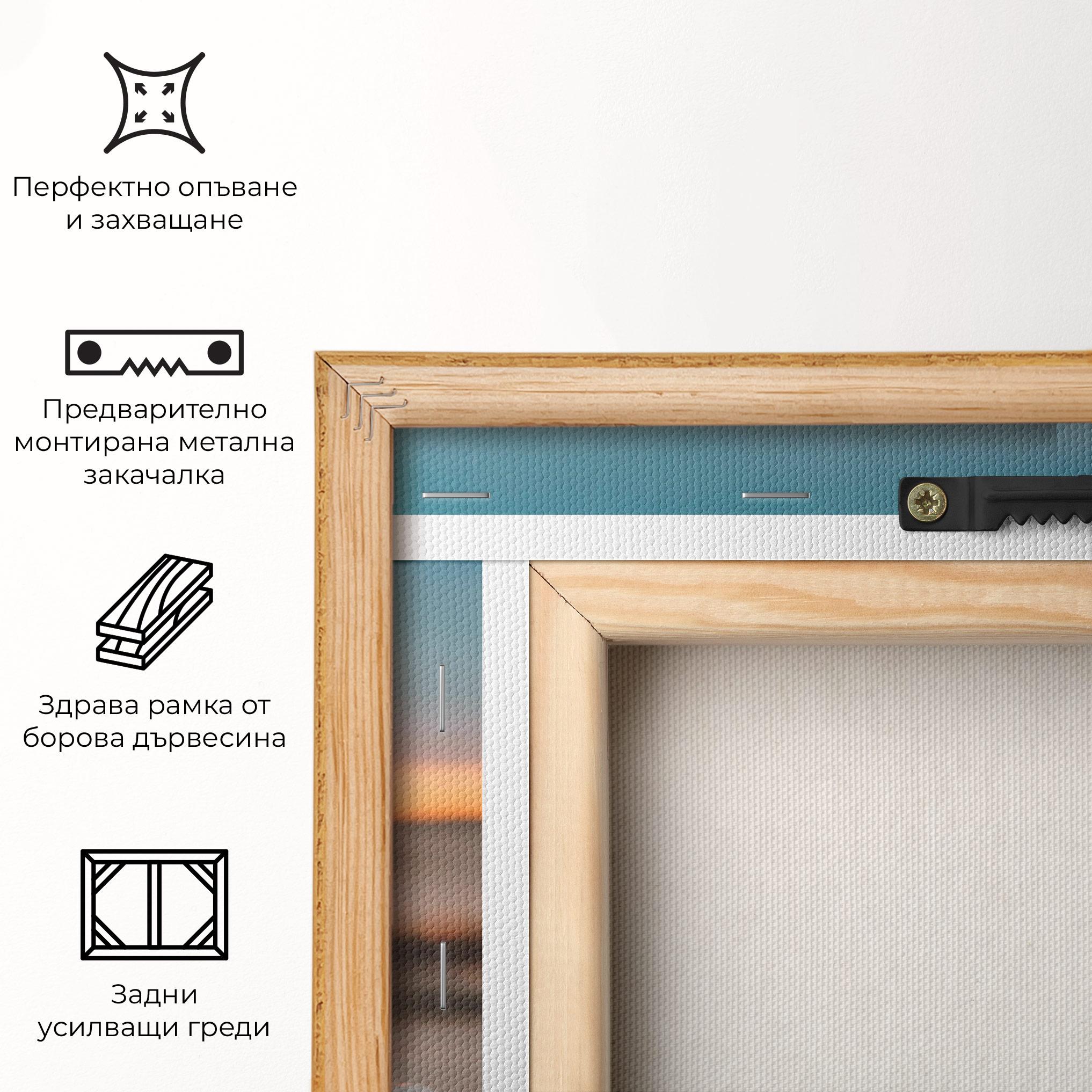 Картина на платно Jar With Lights mockup 5