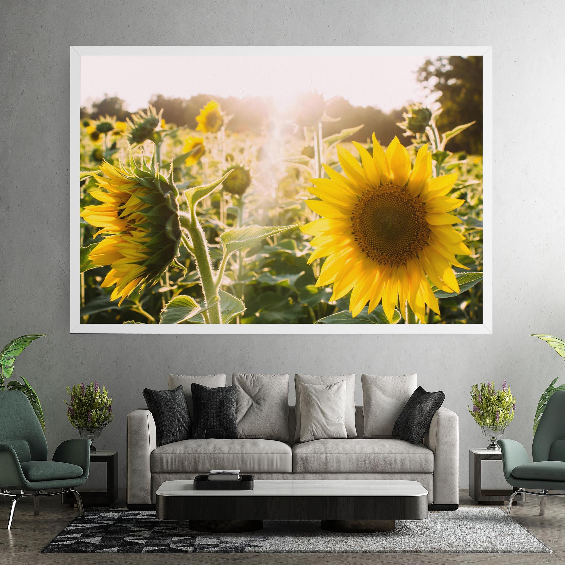 Картина на платно Yellow Sun Flower mockup 7