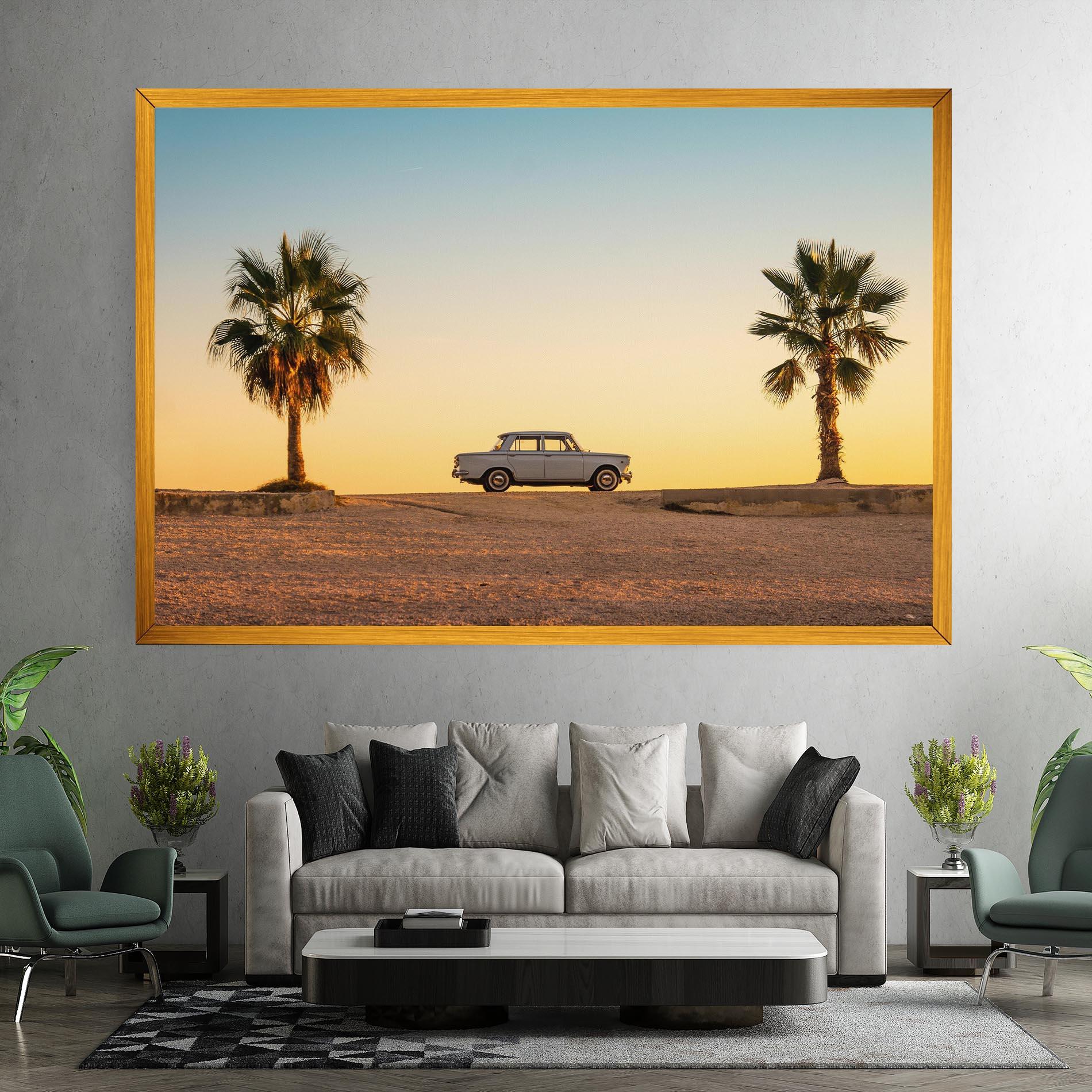 Картина на платно Summer Car mockup 7