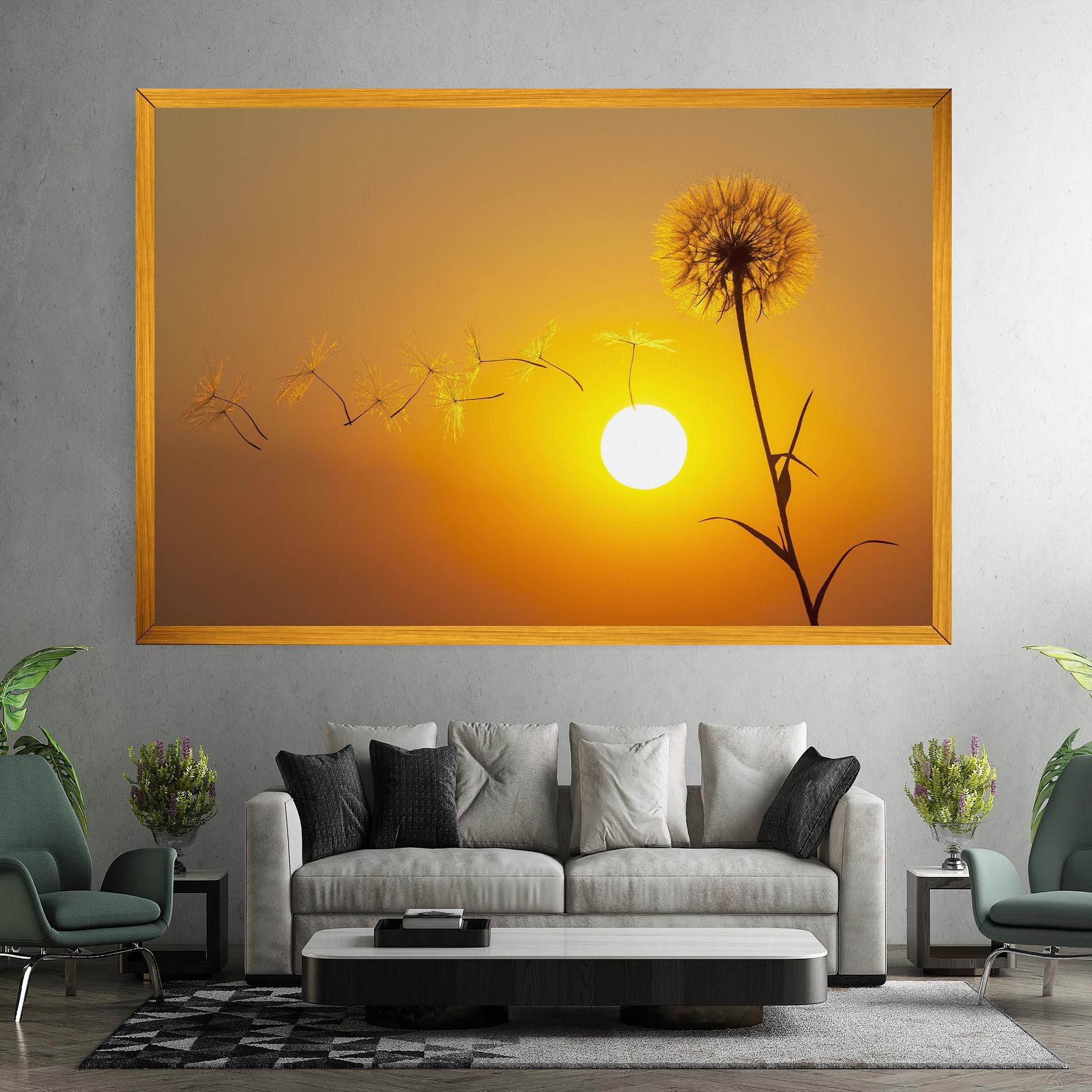 Картина на платно Summer Dandelion mockup 7