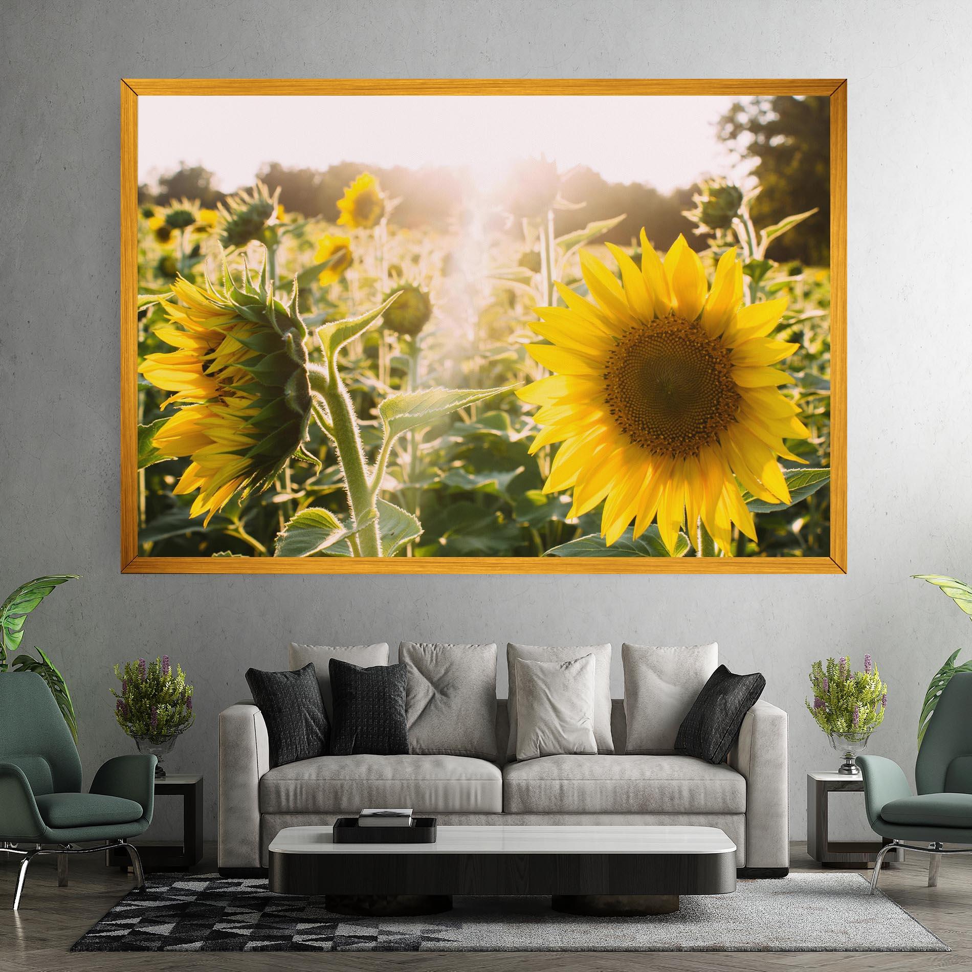Картина на платно Yellow Sun Flower mockup 7