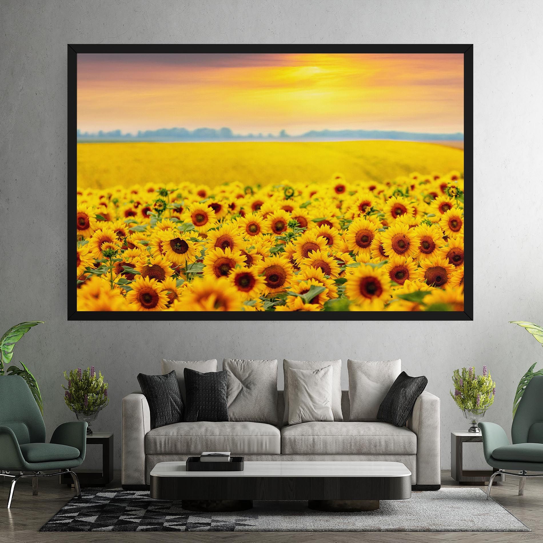 Yellow Sunflowers mockup 7