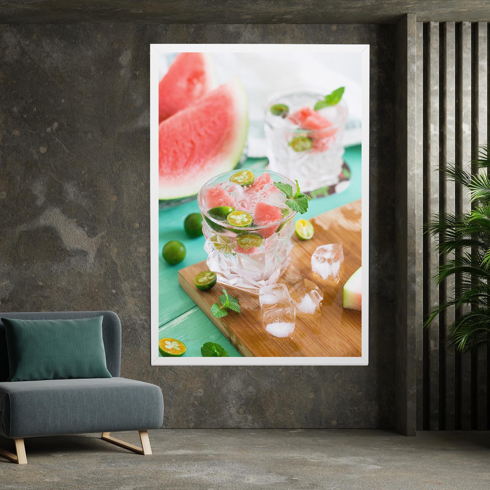 Картина на платно Summer Drink mockup 7