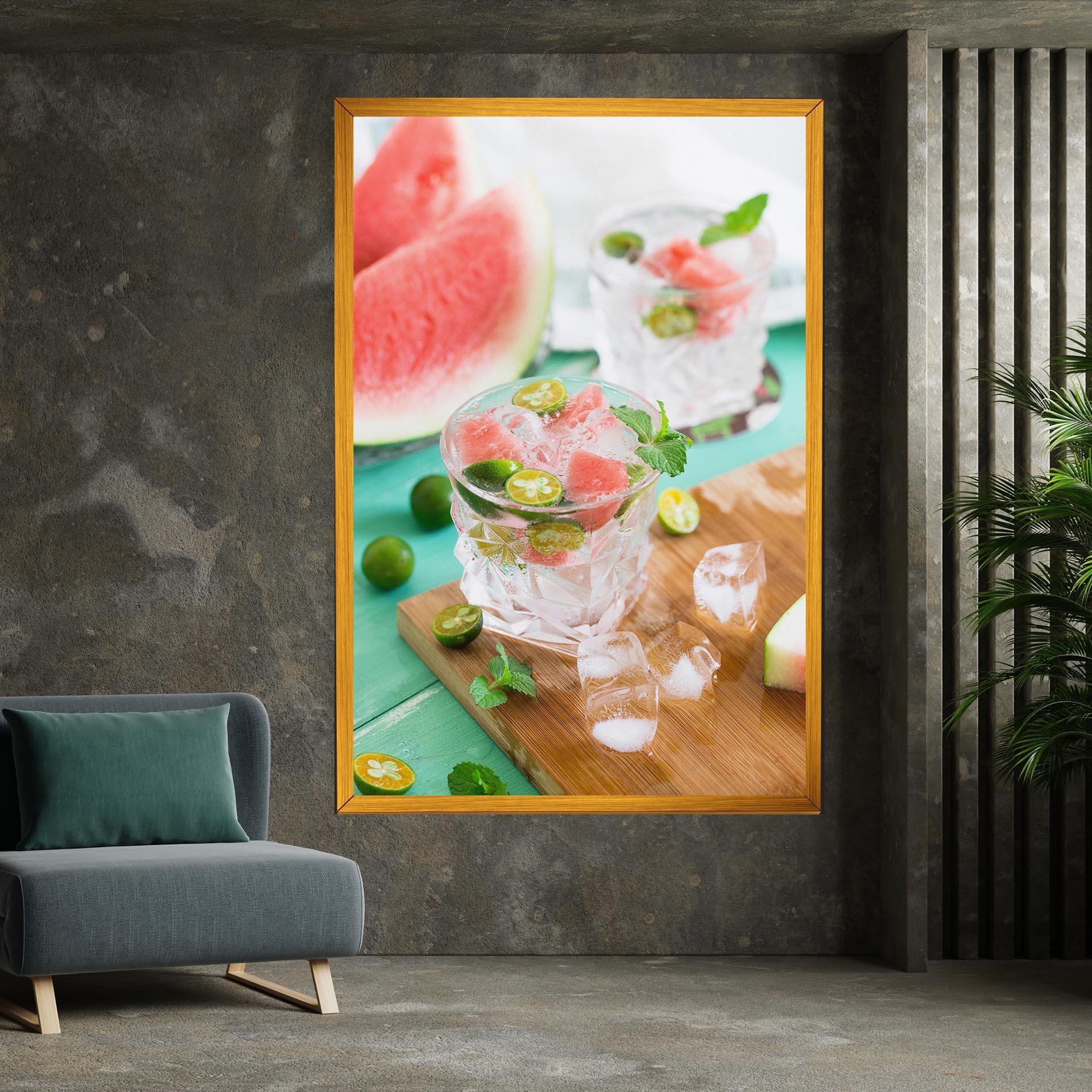 Картина на платно Summer Drink mockup 7