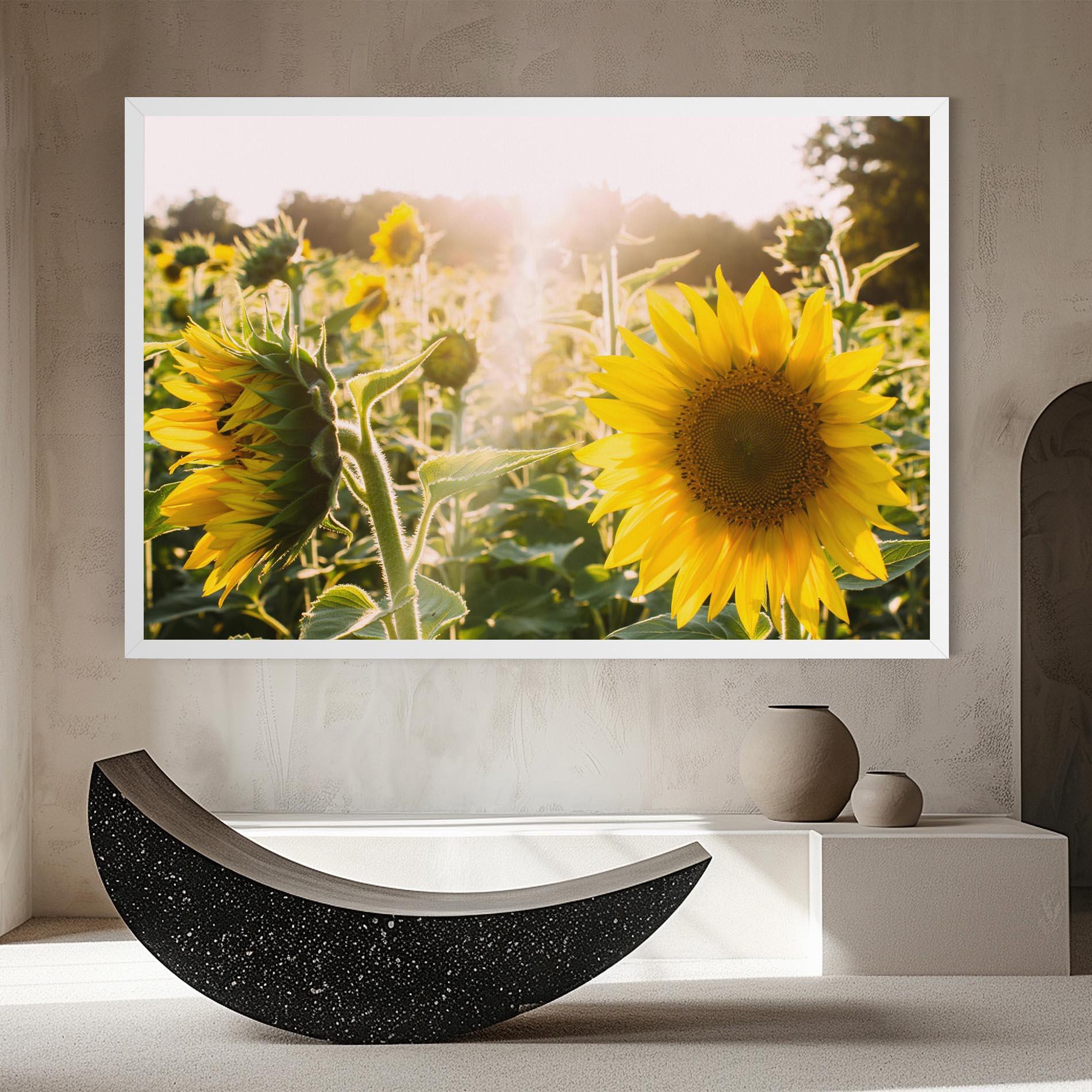 Картина на платно Yellow Sun Flower mockup 8