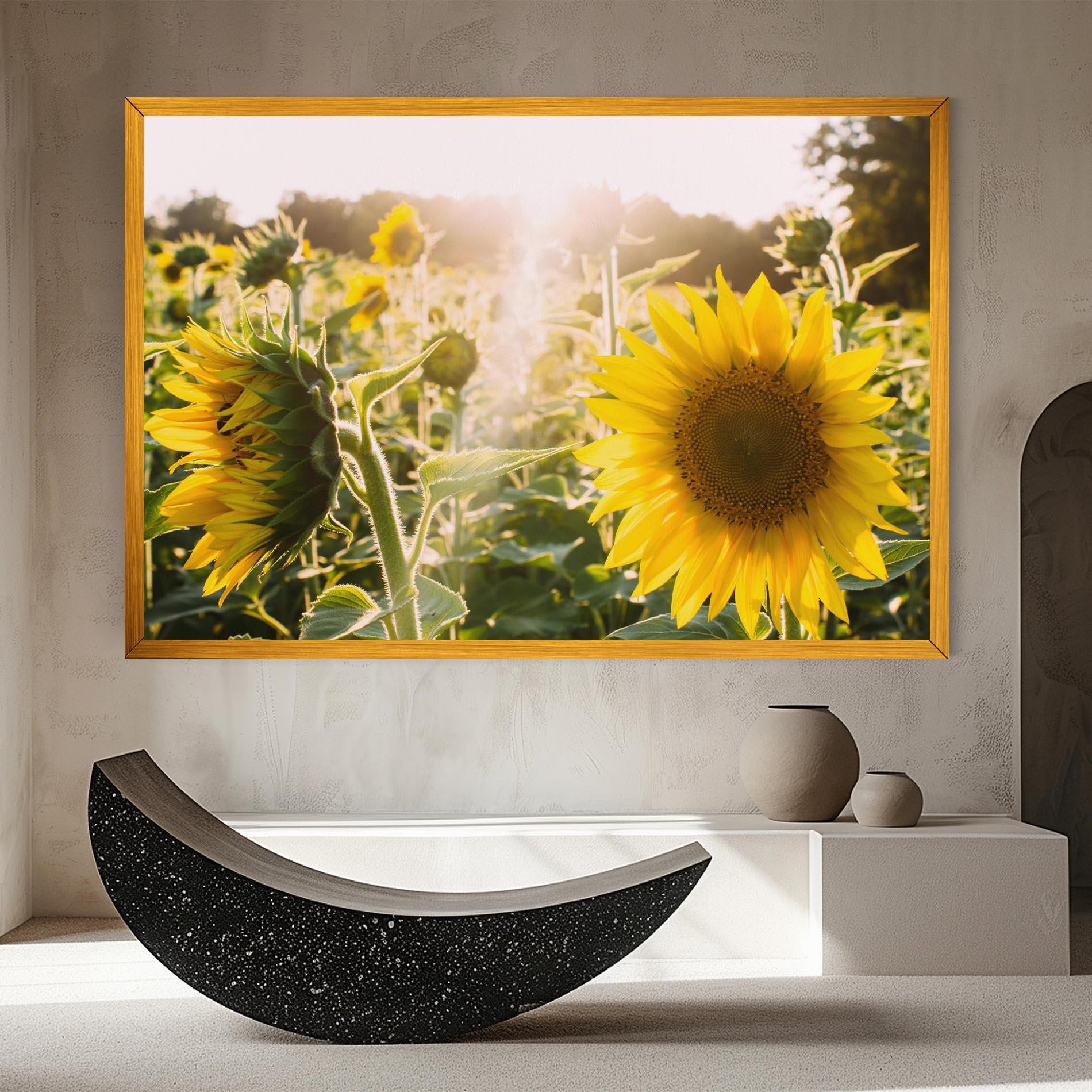 Картина на платно Yellow Sun Flower mockup 8