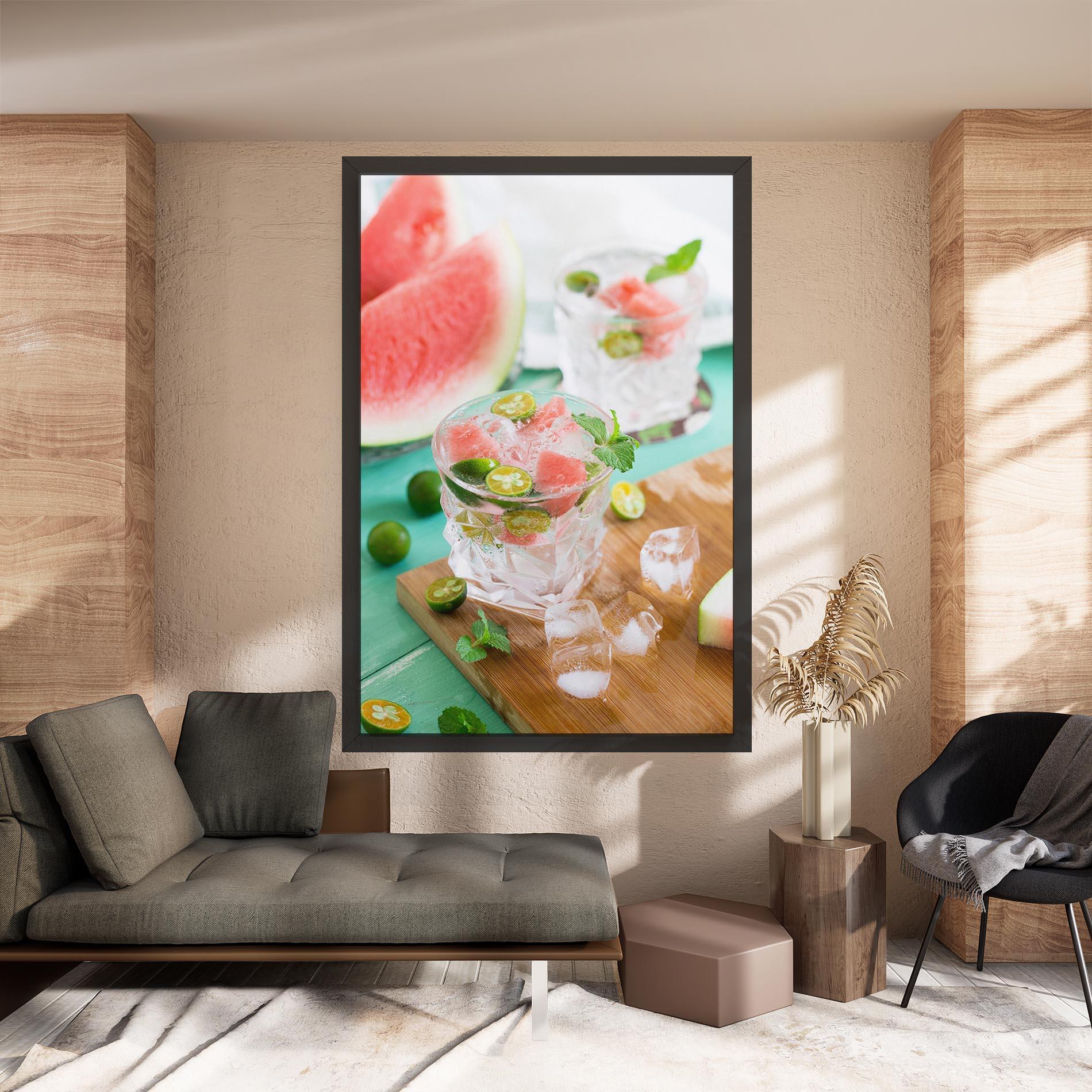 Картина на платно Summer Drink mockup 8