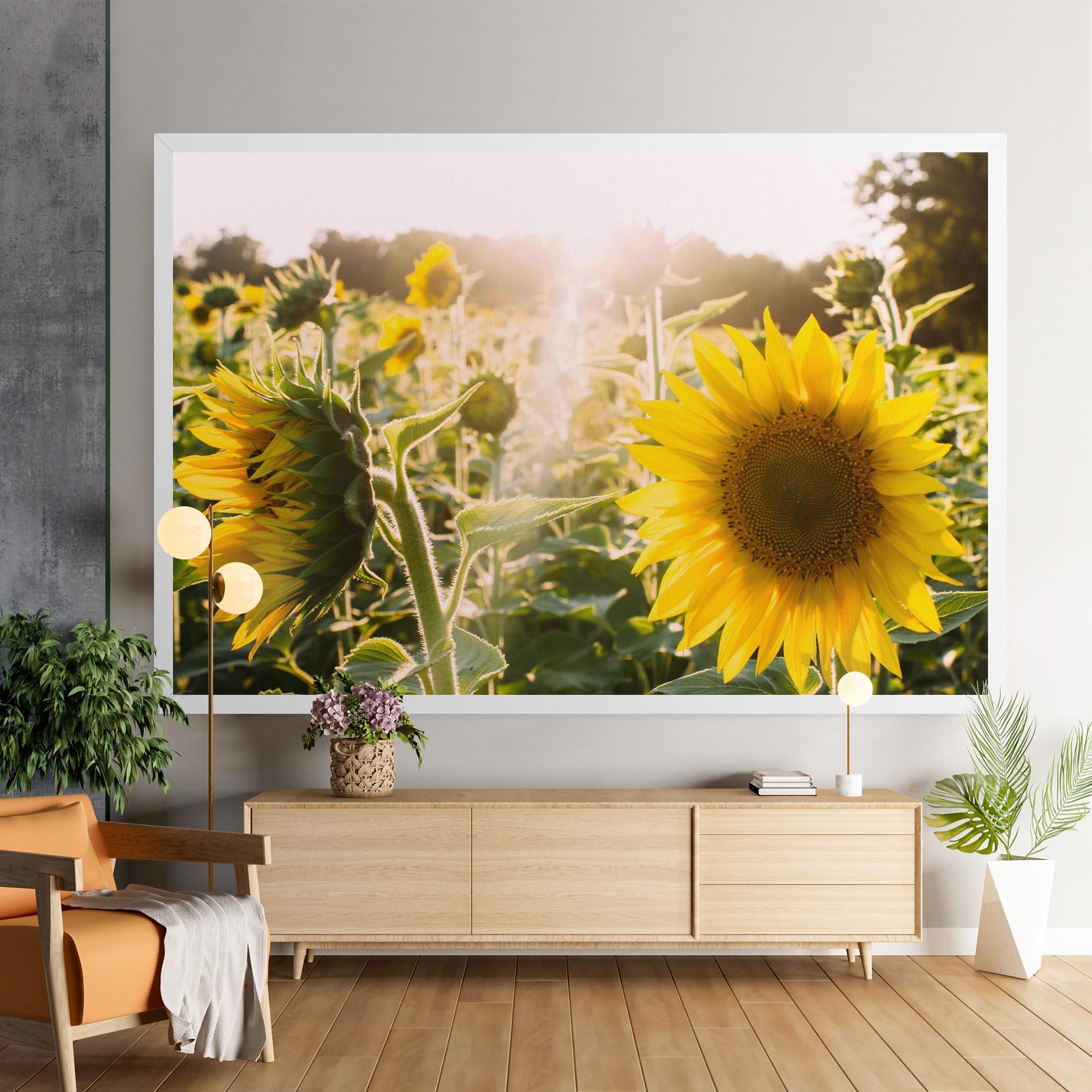 Картина на платно Yellow Sun Flower mockup 9