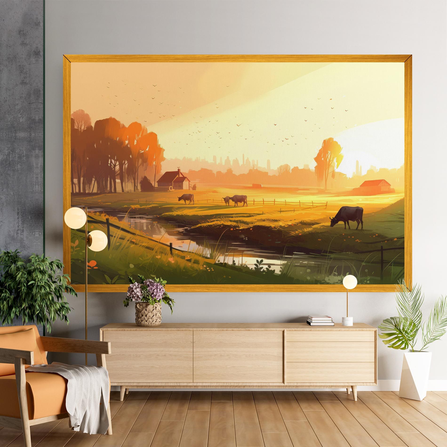 Sunlight Cows mockup 9