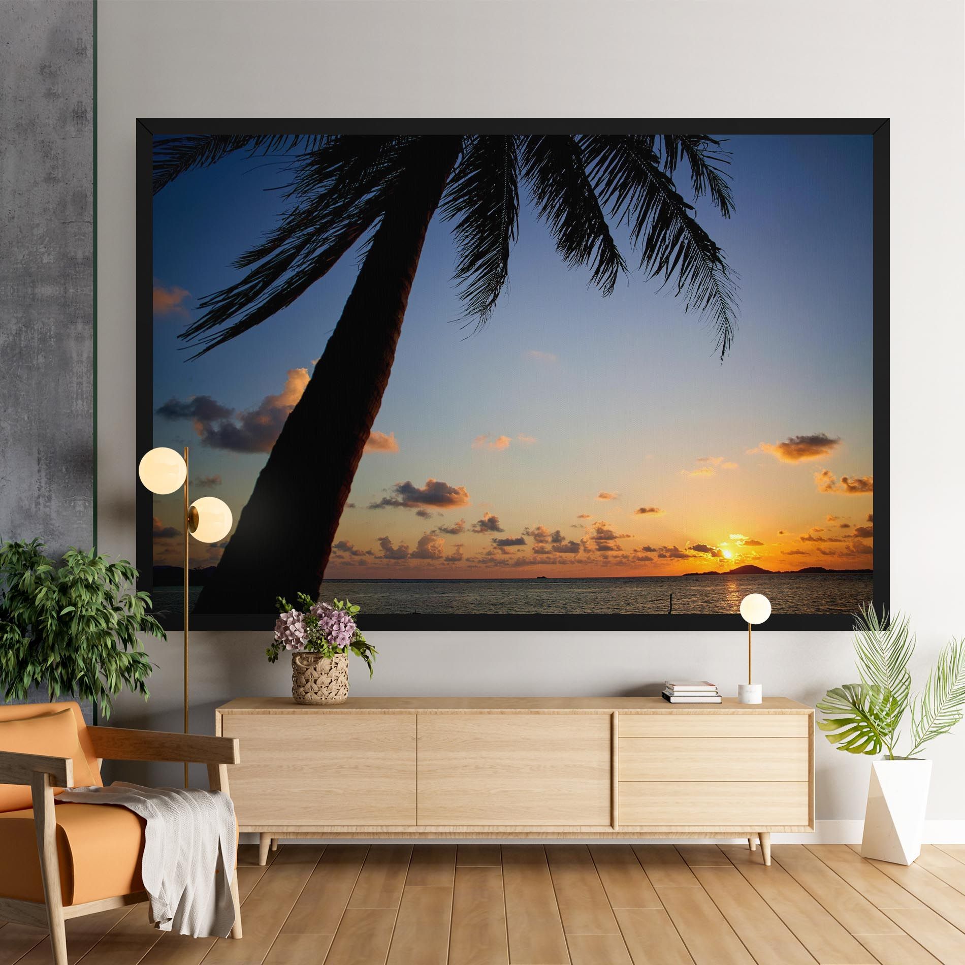 Palm Tree Silhouette mockup 9