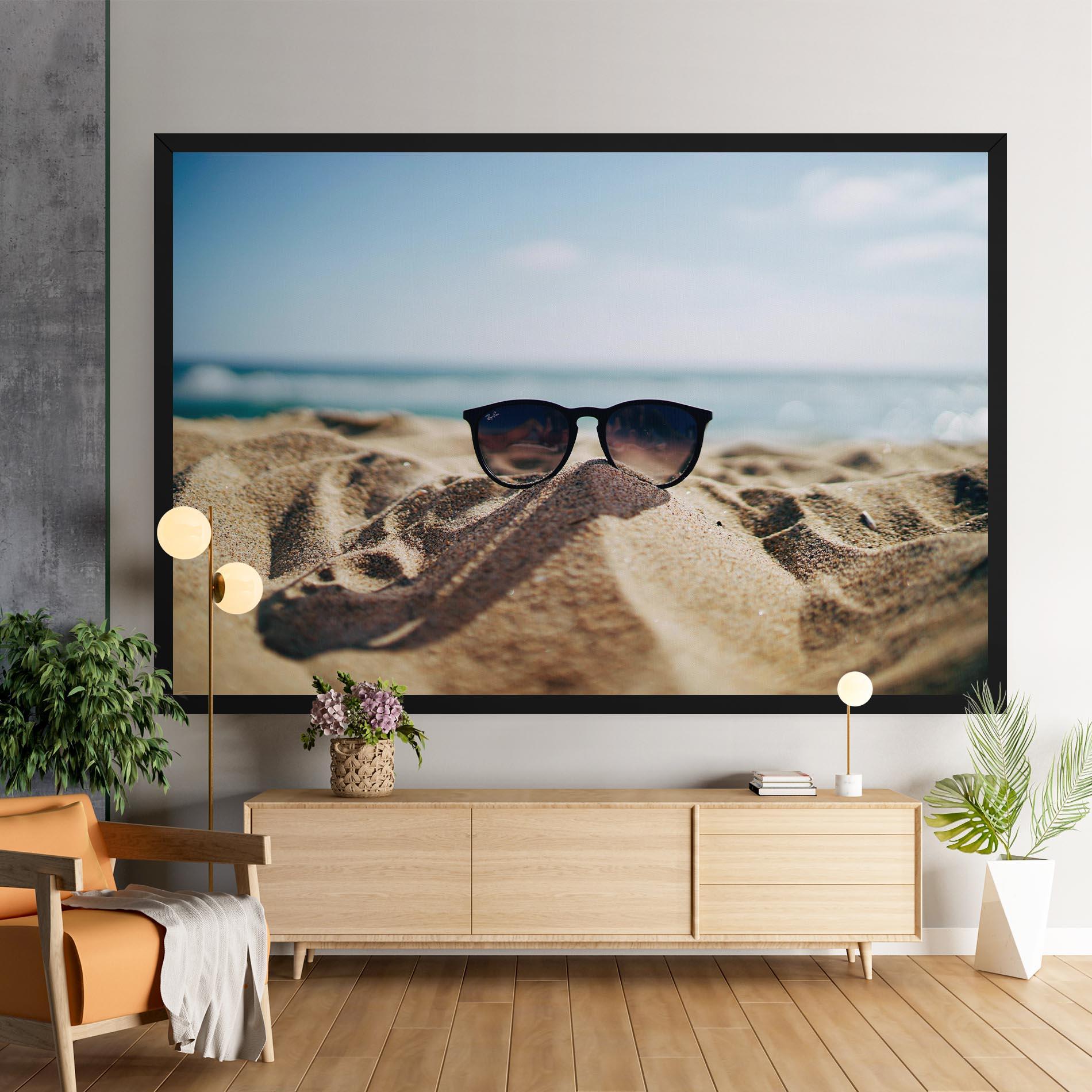 Картина на платно Sand Glasses mockup 9