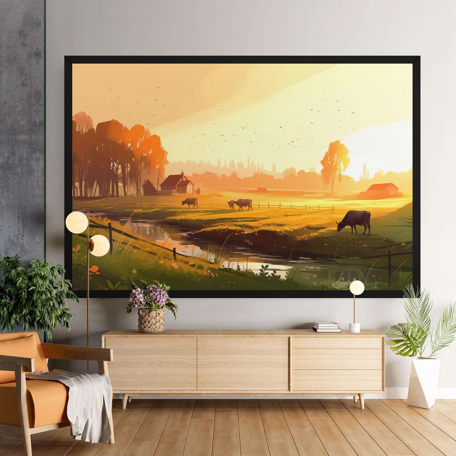 Sunlight Cows mockup 9