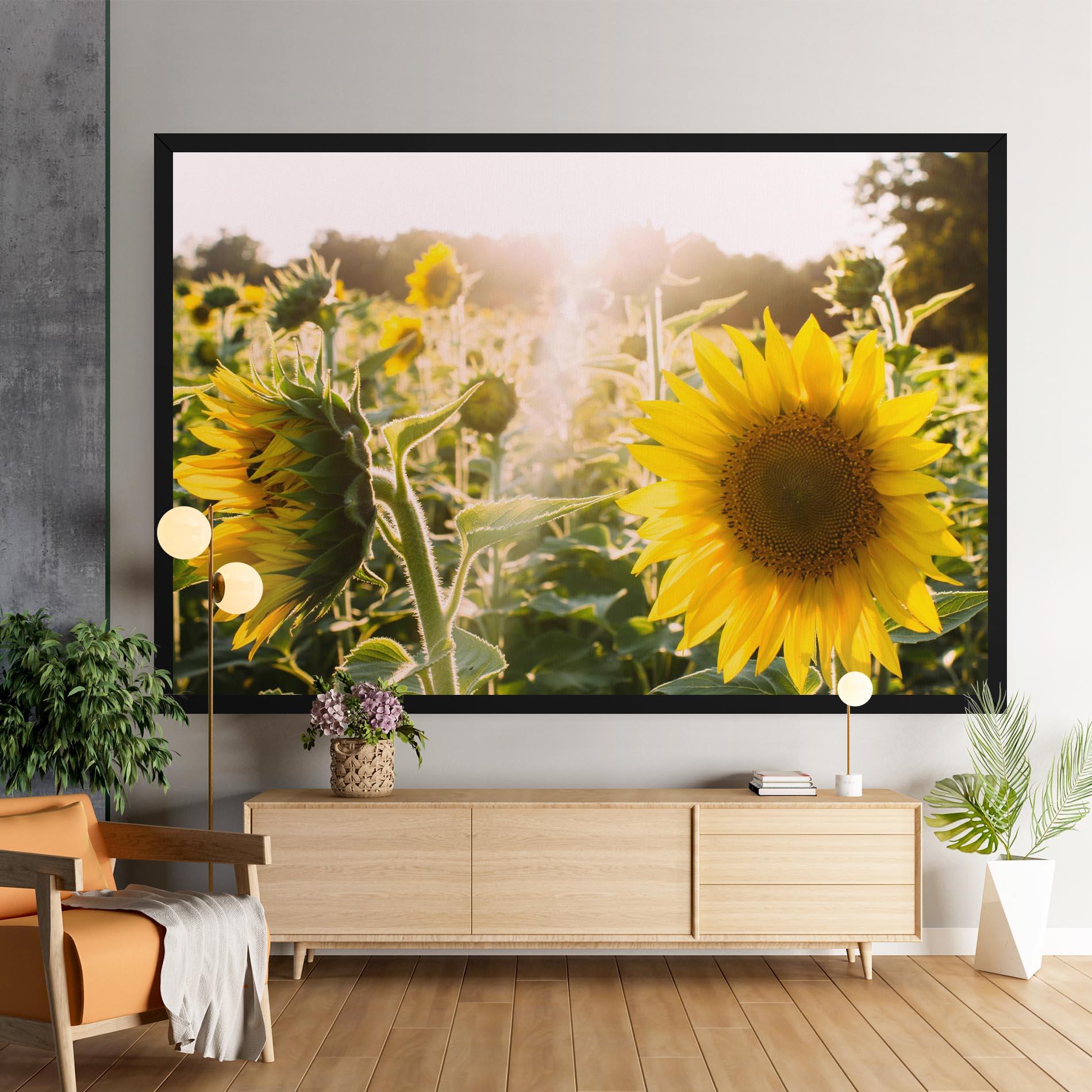 Картина на платно Yellow Sun Flower mockup 9