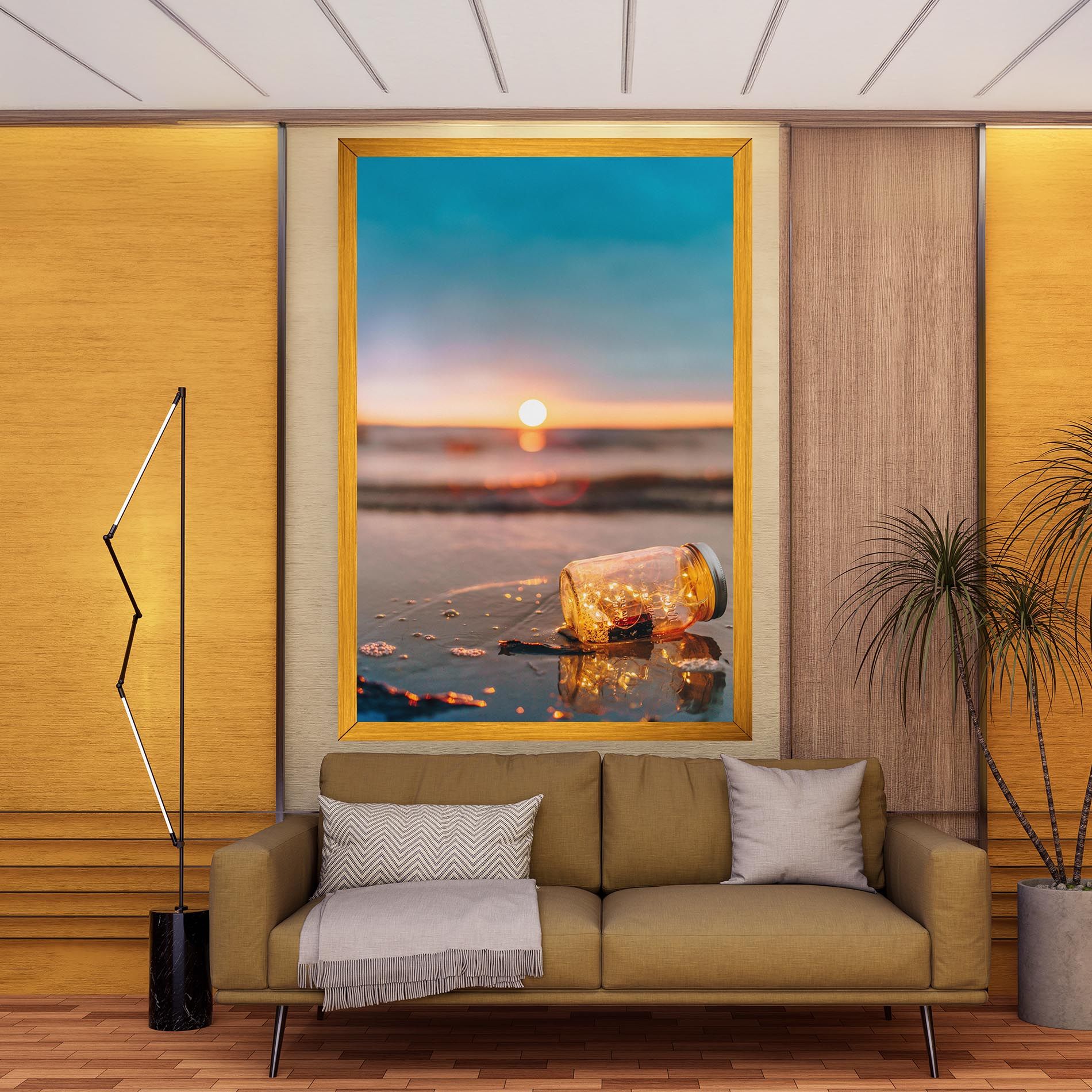 Jar With Lights mockup 9