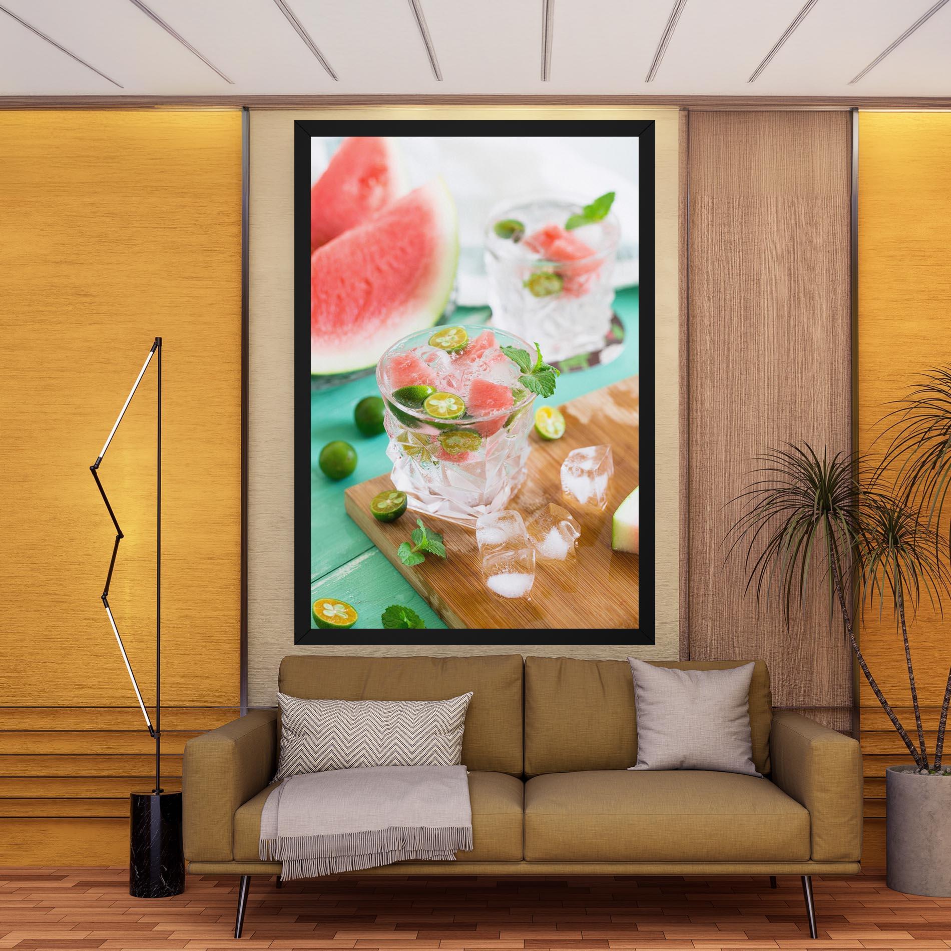 Картина на платно Summer Drink mockup 9