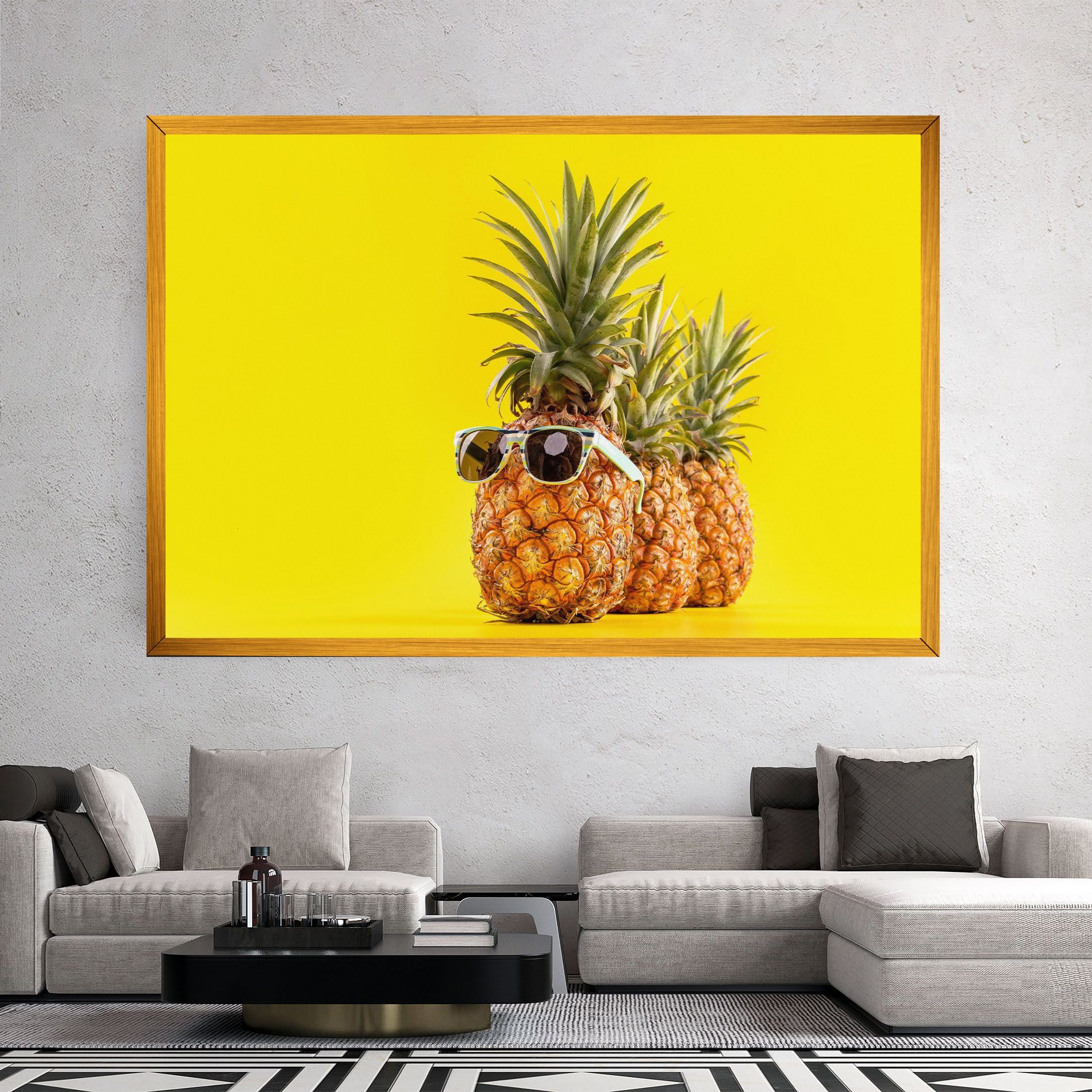 Pineapple Looking Up mockup 2