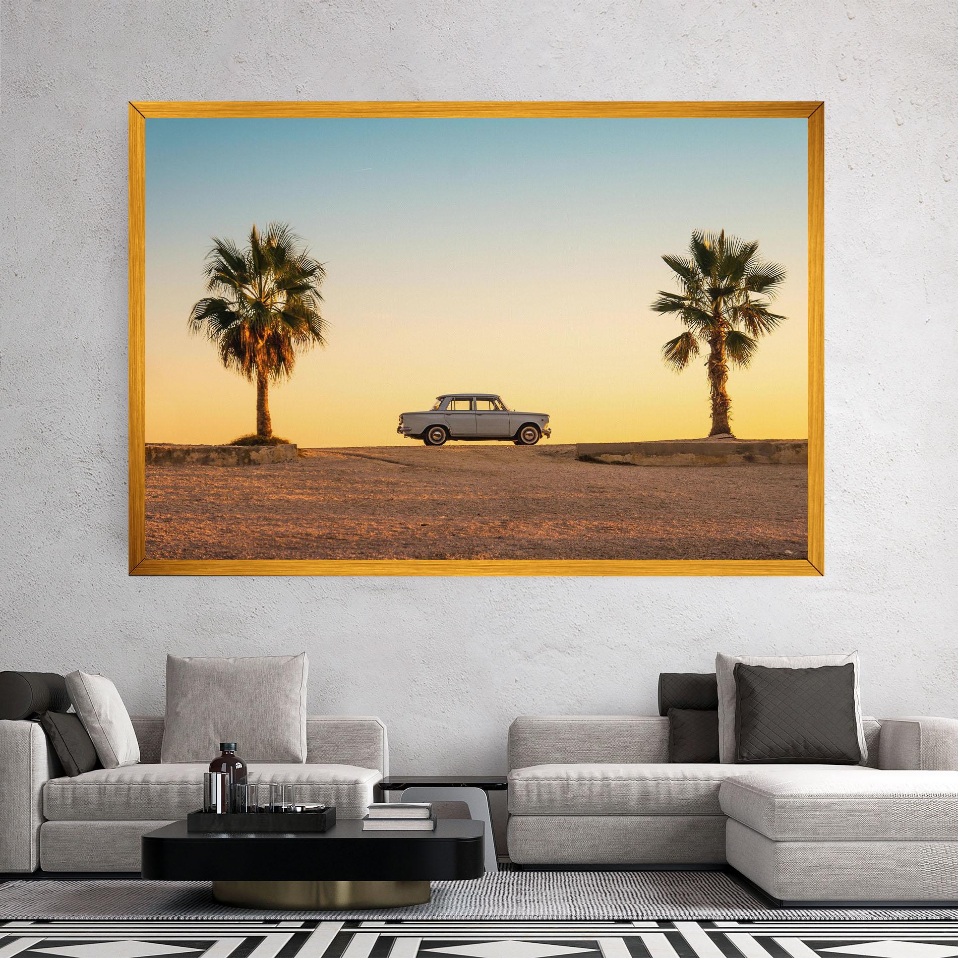 Картина на платно Summer Car mockup 2