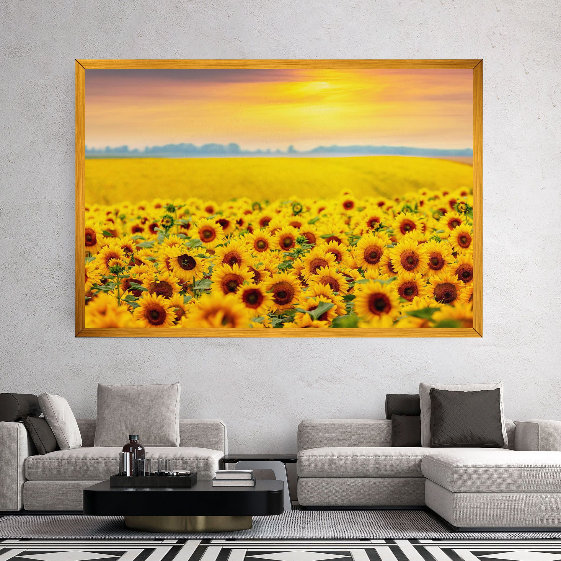 Yellow Sunflowers mockup 2