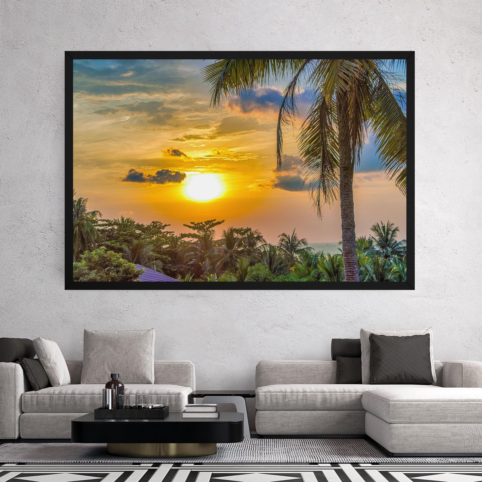 Картина на платно Summer View mockup 2