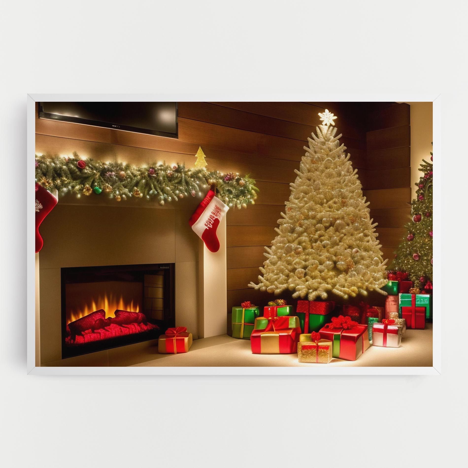 Decorated Christmas Tree mockup 0