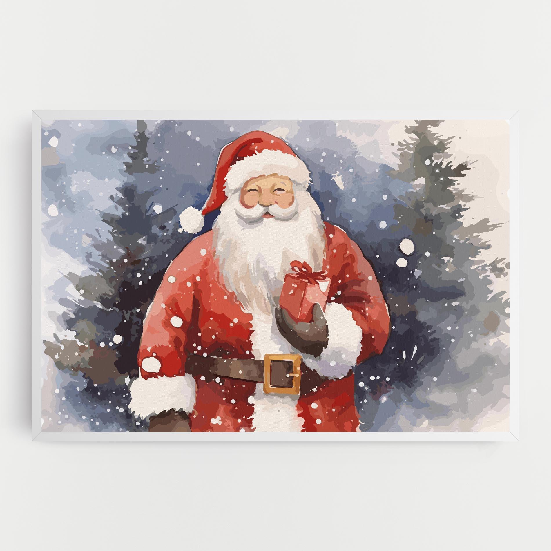 Картина на платно Holding Gift mockup 0