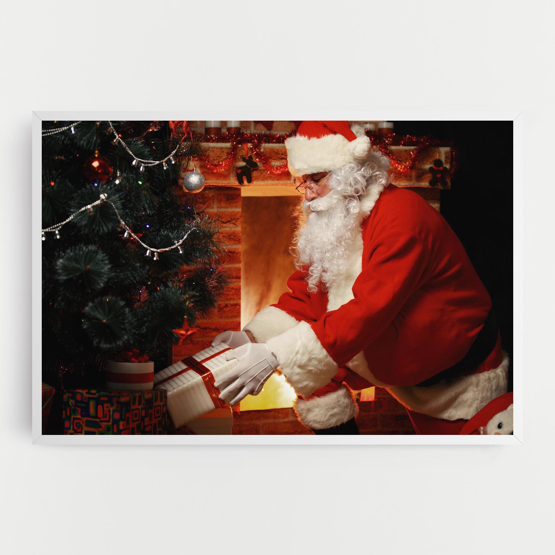 Картина на платно Santa Brought Gifts mockup 0