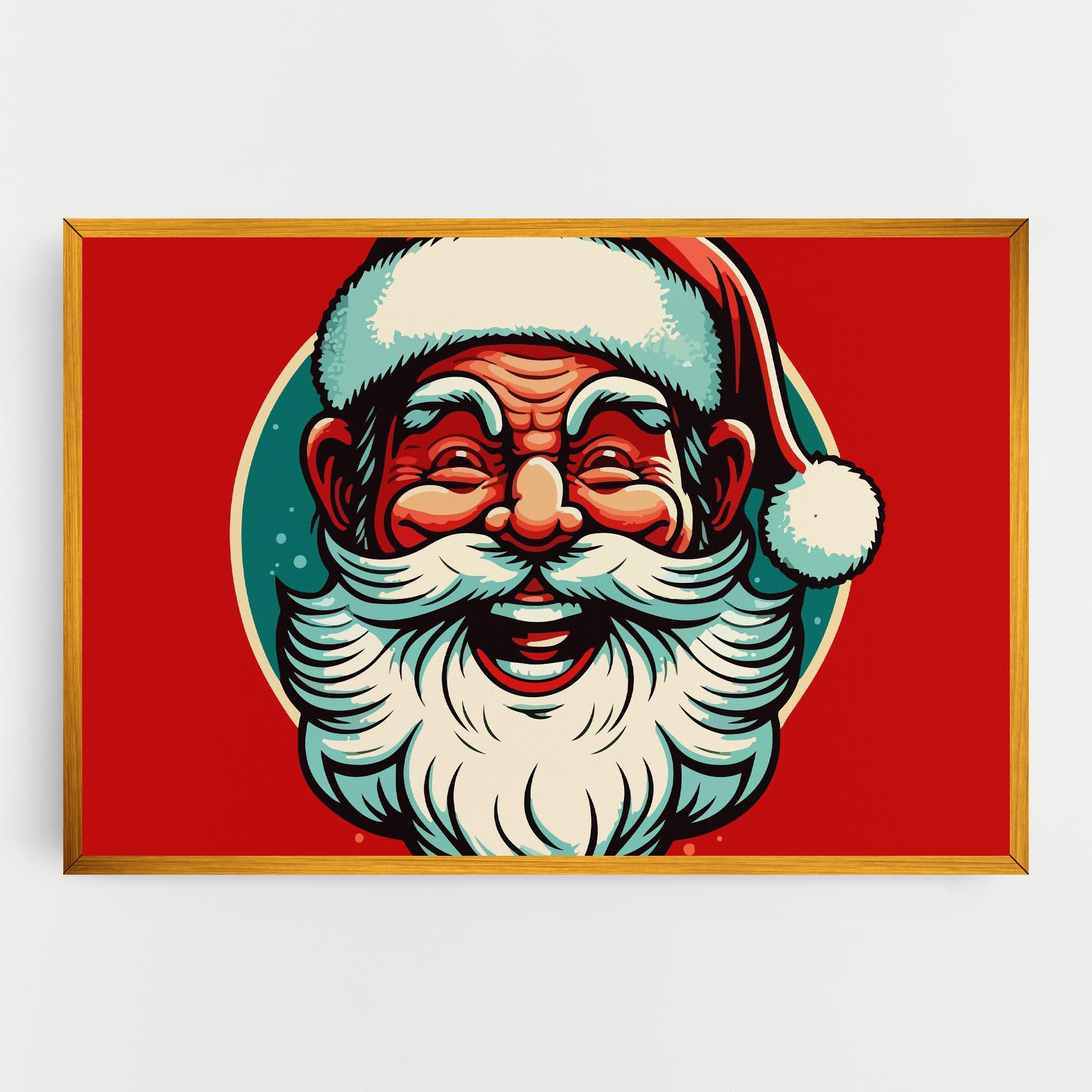 Картина на платно Crazy Smile mockup 0