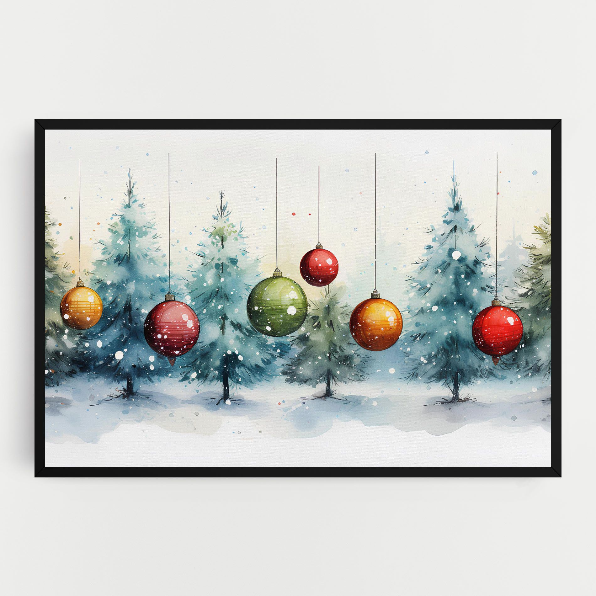 Christmas Tree Painting mockup 0