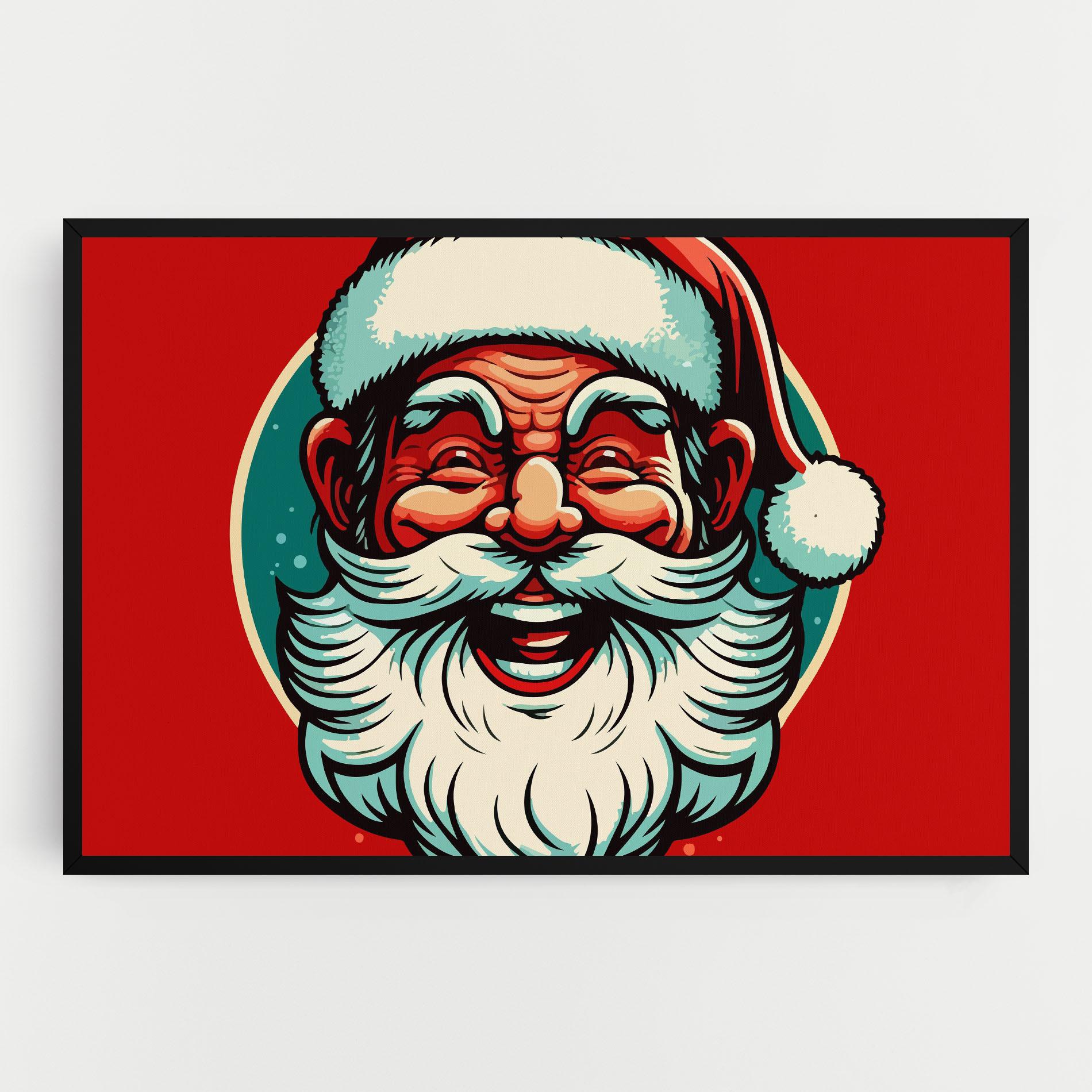 Картина на платно Crazy Smile mockup 0