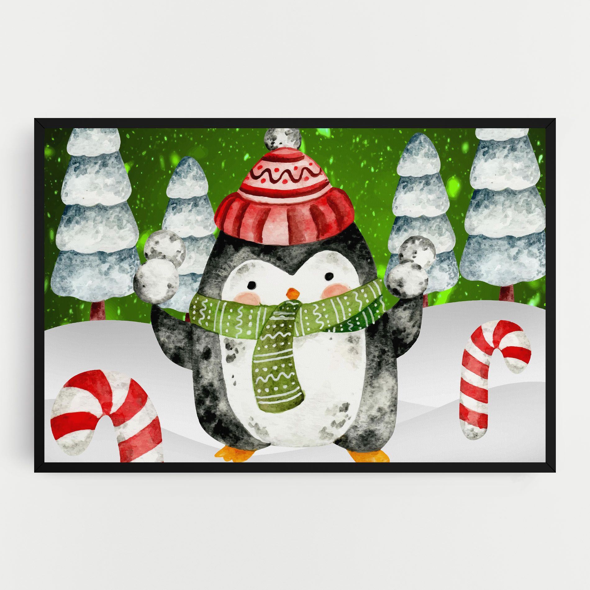 Green Pinguin mockup 0